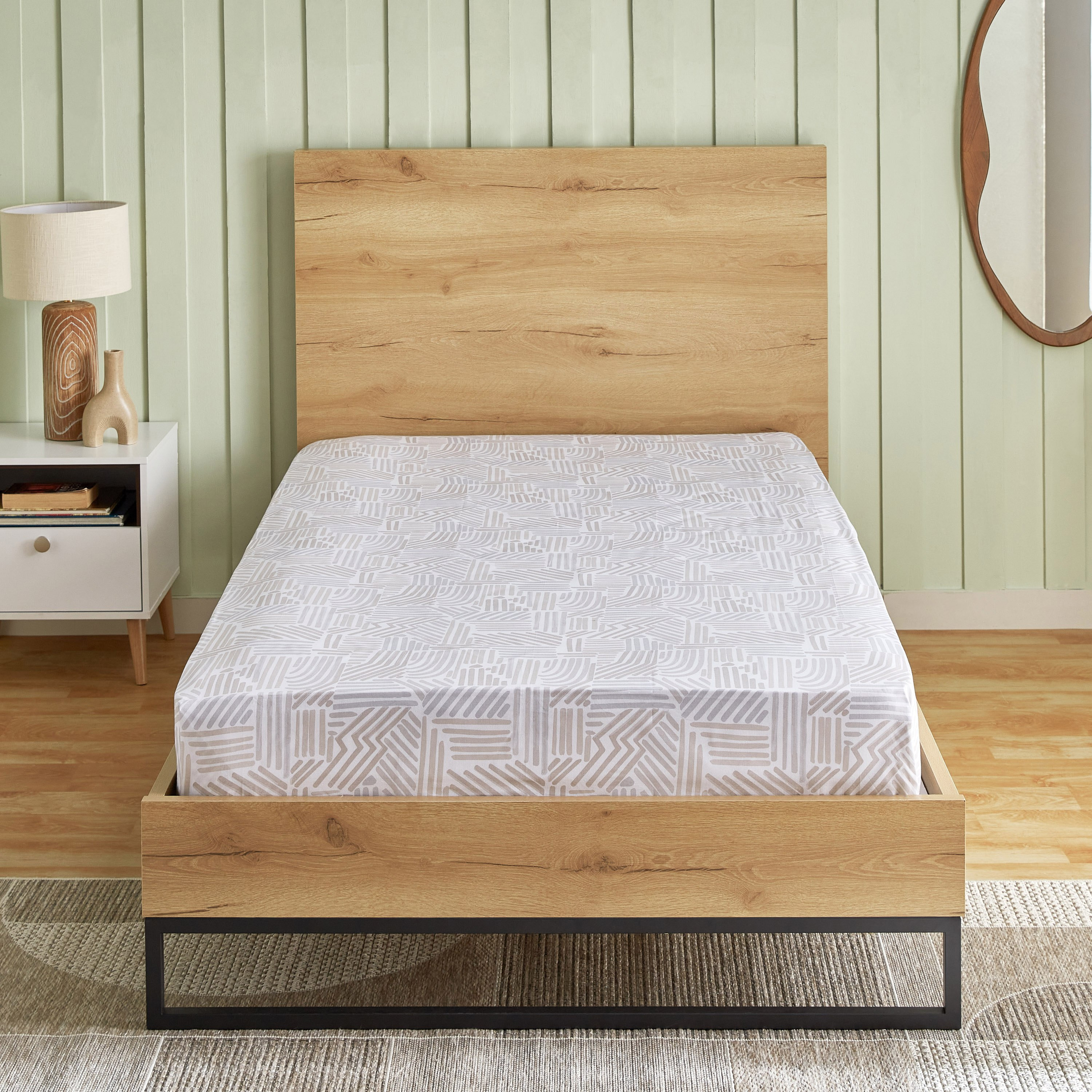 شرشف مسطح توين بولي قطن ريكو من ألبانيا - 170x260 سم-hbxhomeware-hbxbedroom-image-3