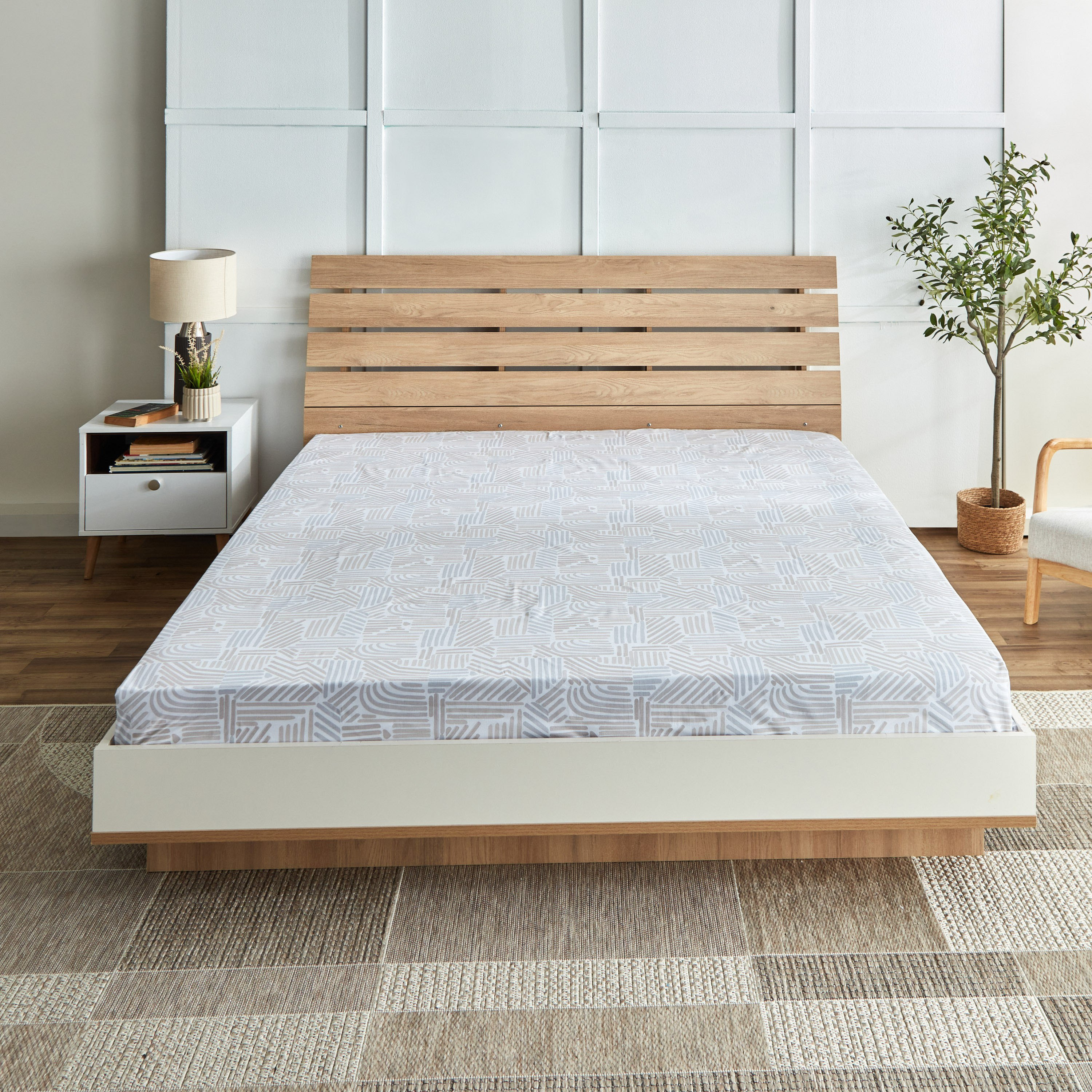 شرشف مسطح كينج بولي قطن ريكو من ألبانيا - 240x260 سم-hbxhomeware-hbxbedroom-image-3