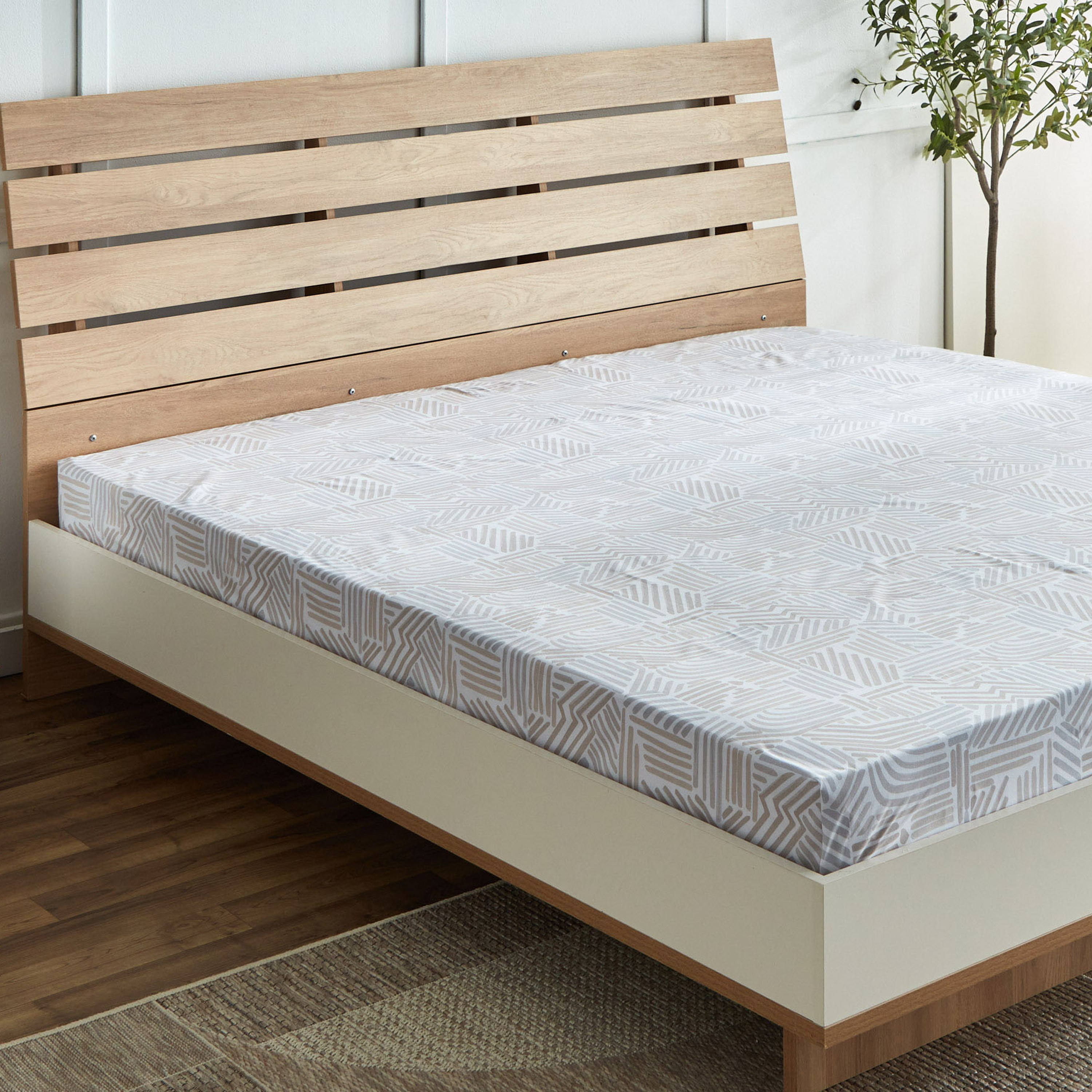 شرشف مسطح كينج بولي قطن ريكو من ألبانيا - 240x260 سم-hbxhomeware-hbxbedroom-image-1
