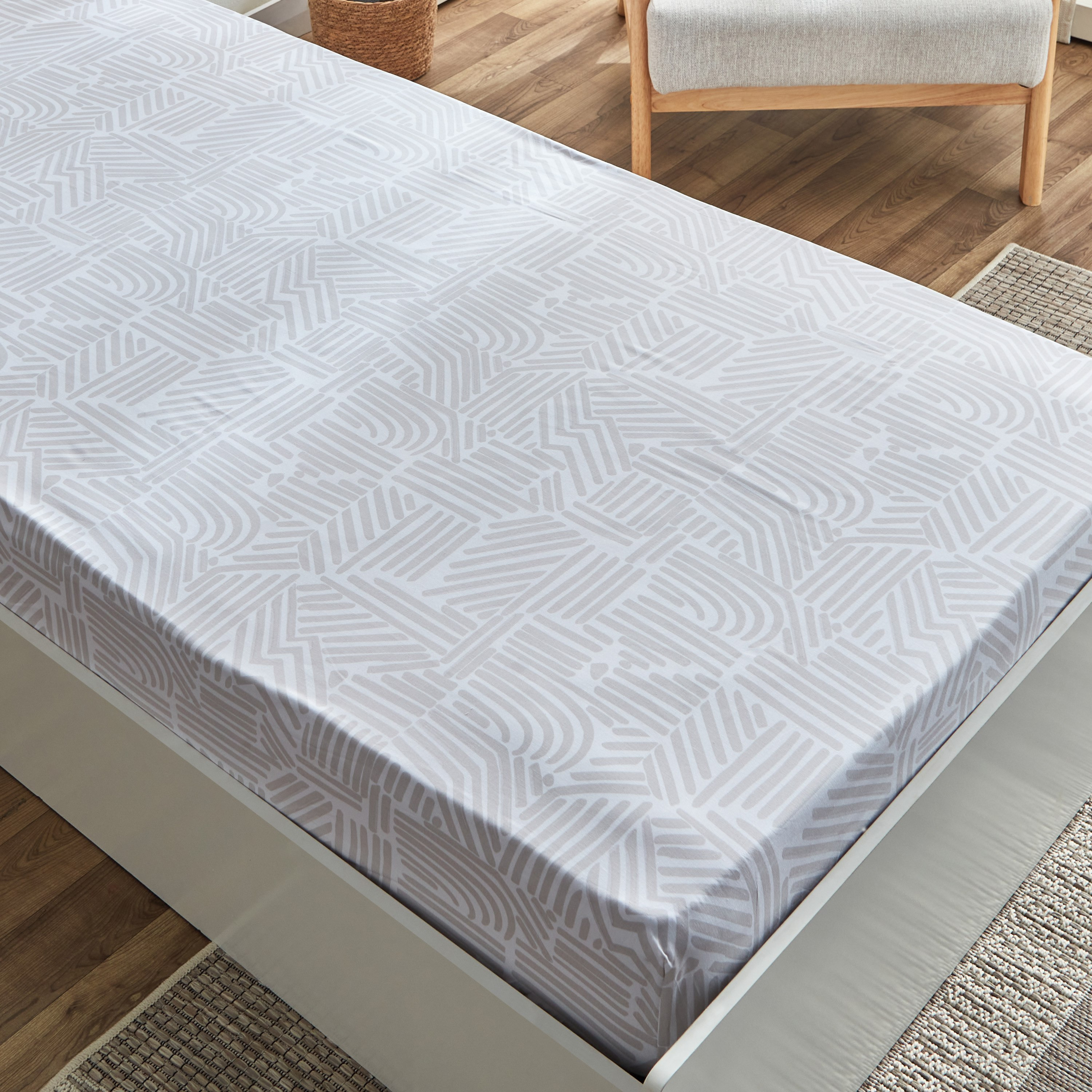 Albania Rico Polycotton Single Fitted Sheet - 90x200+25 cm-hbxhomeware-hbxbedroom-image-3