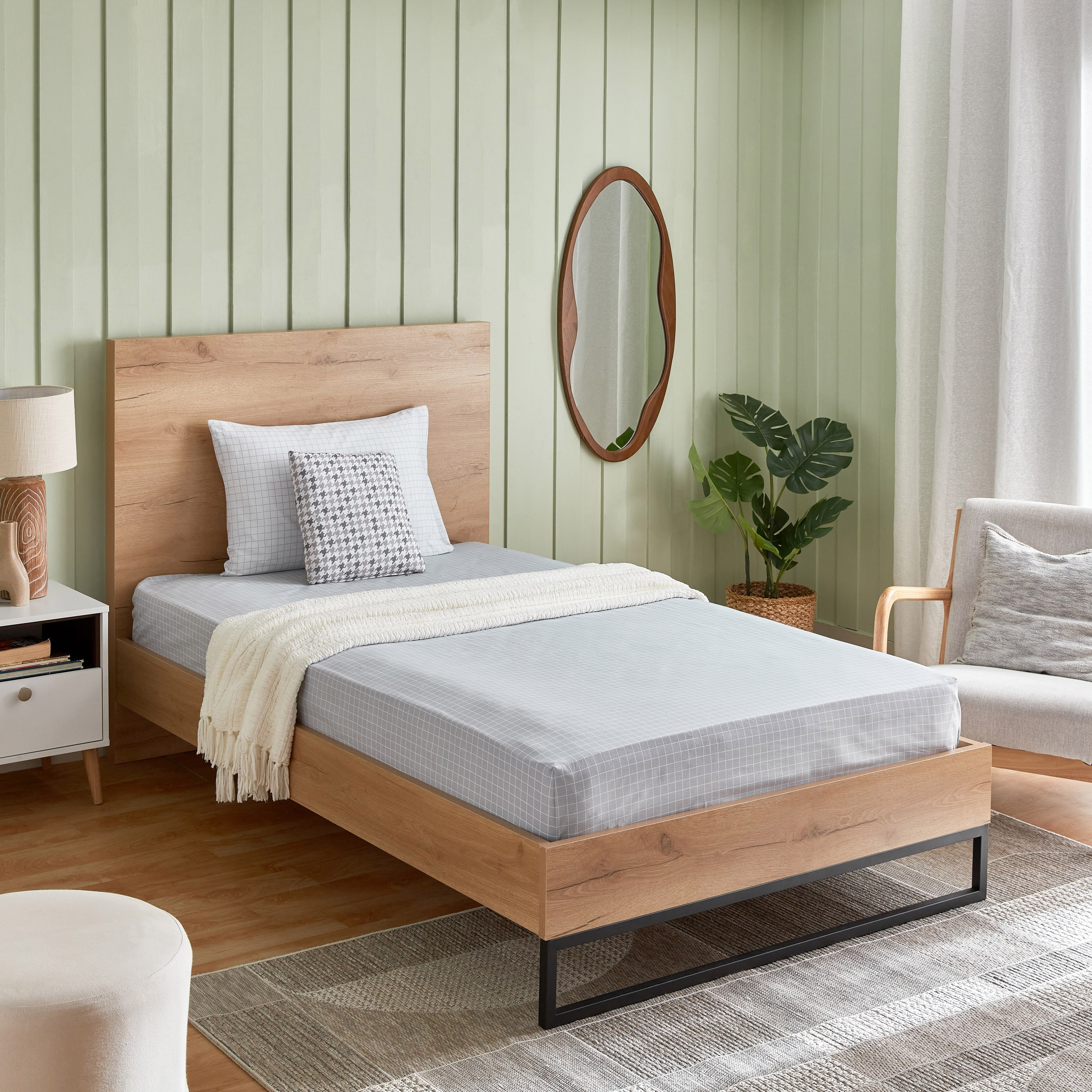 شرشف مسطح توين بولي قطن ماركو من ألبانيا - 170x260 سم-hbxhomeware-bedding-flatsheets-image-7