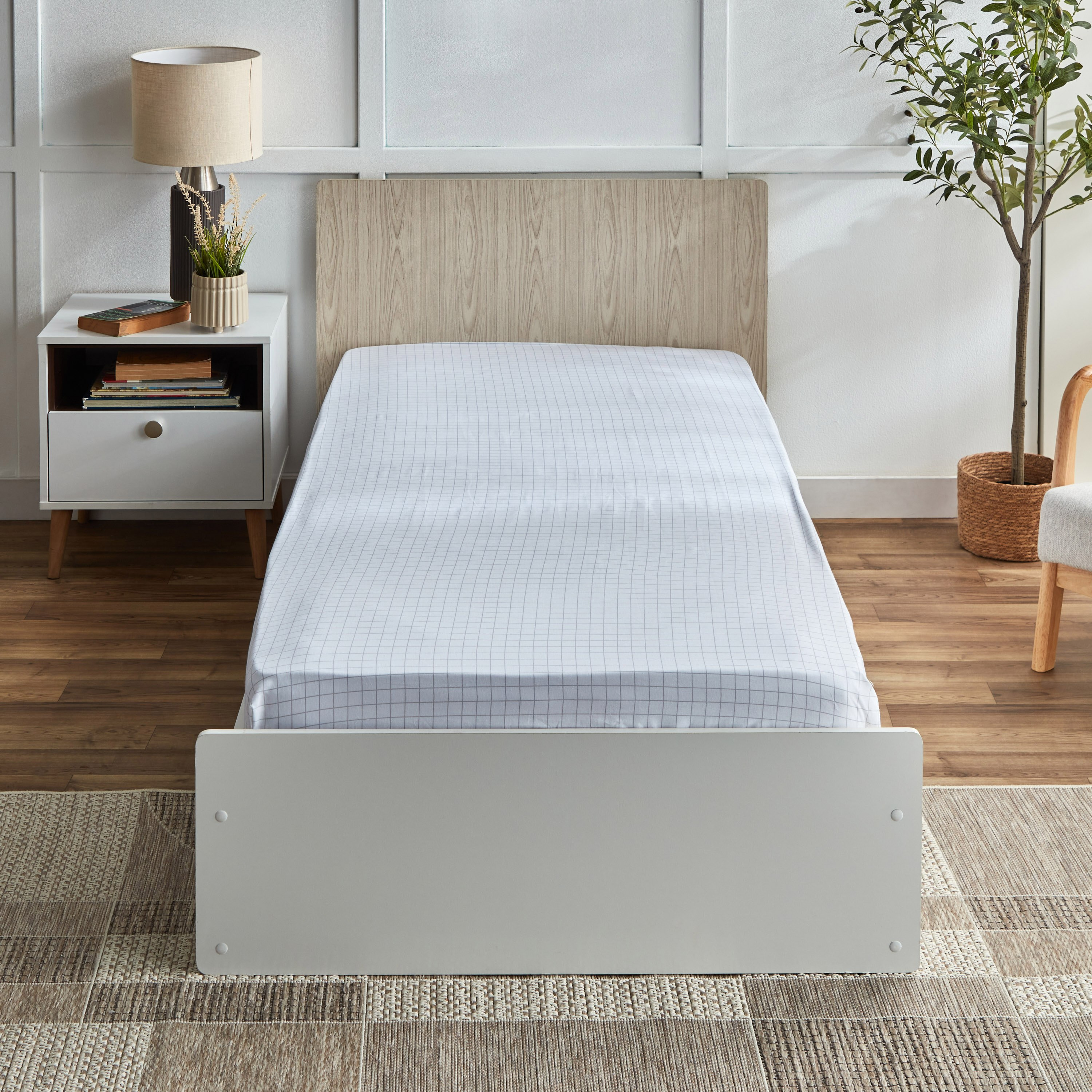 شرشف مطاطي توين بولي قطن ماركو من ألبانيا - 90x200+25 سم-hbxhomeware-hbxbedroom-image-2