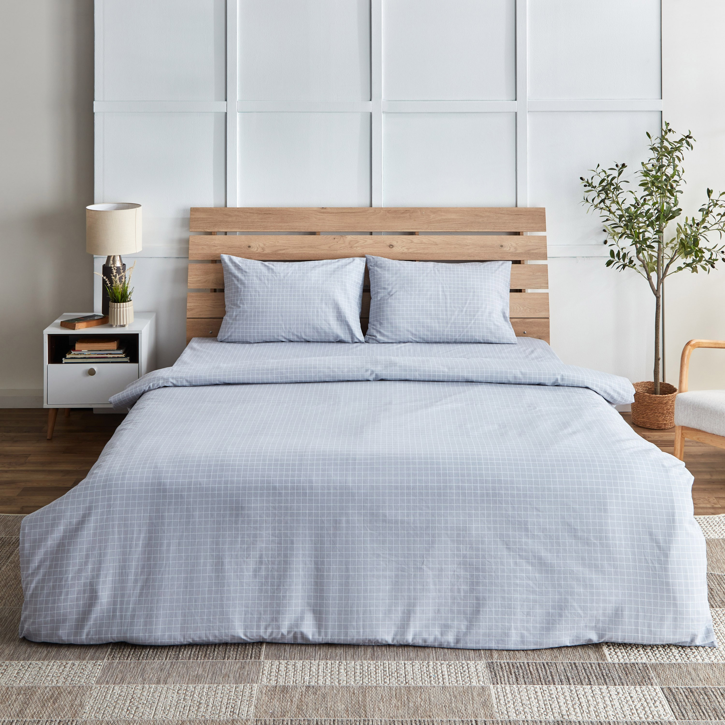 طقم غطاء لحاف كوين كينج 3 قطع من البولي قطن بطبعات ماركو من ألبانيا - 220x220 سم-hbxhomeware-hbxdecorandfurnishings-image-2