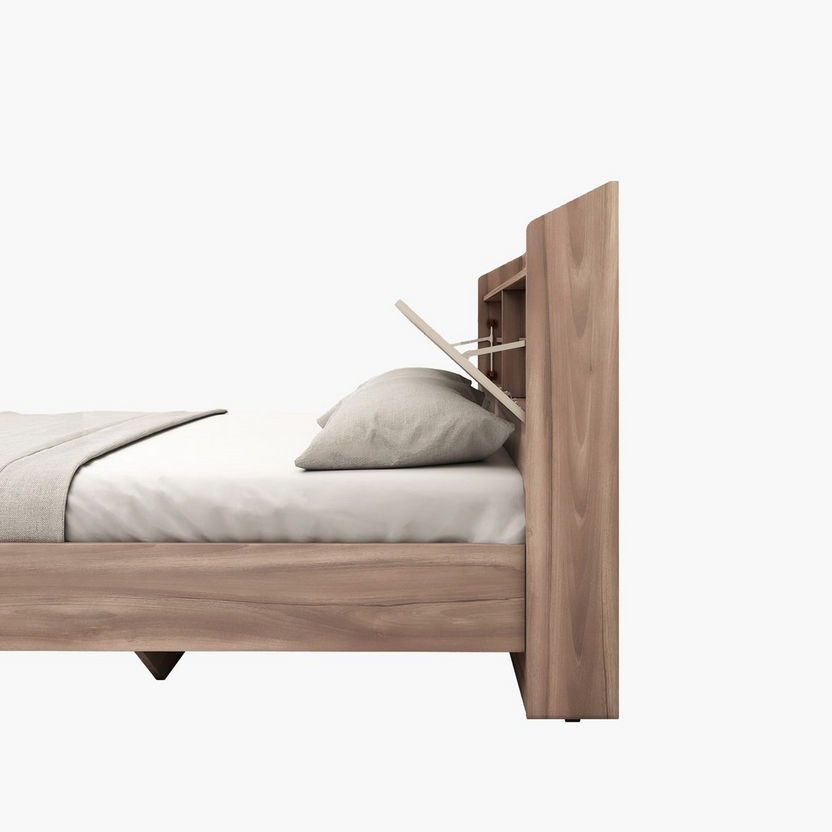 طقم غرفة نوم كينج 5 قطع بلوح رأسي بمساحة تخزين من بريكستون - 180x200 سم-hbxbedroom-bedsandbedsets-bedroomsets-king-image-7