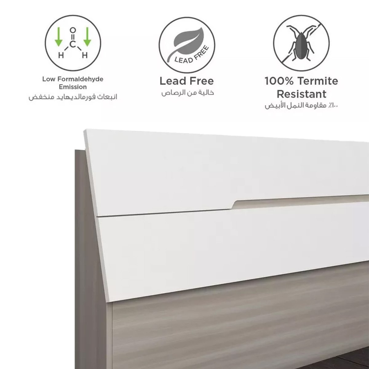 طقم غرفة نوم كينج 5 قطع من نيوبورت - 180x200 سم-hbxbedroom-bedsandbedsets-bedroomsets-king-image-8