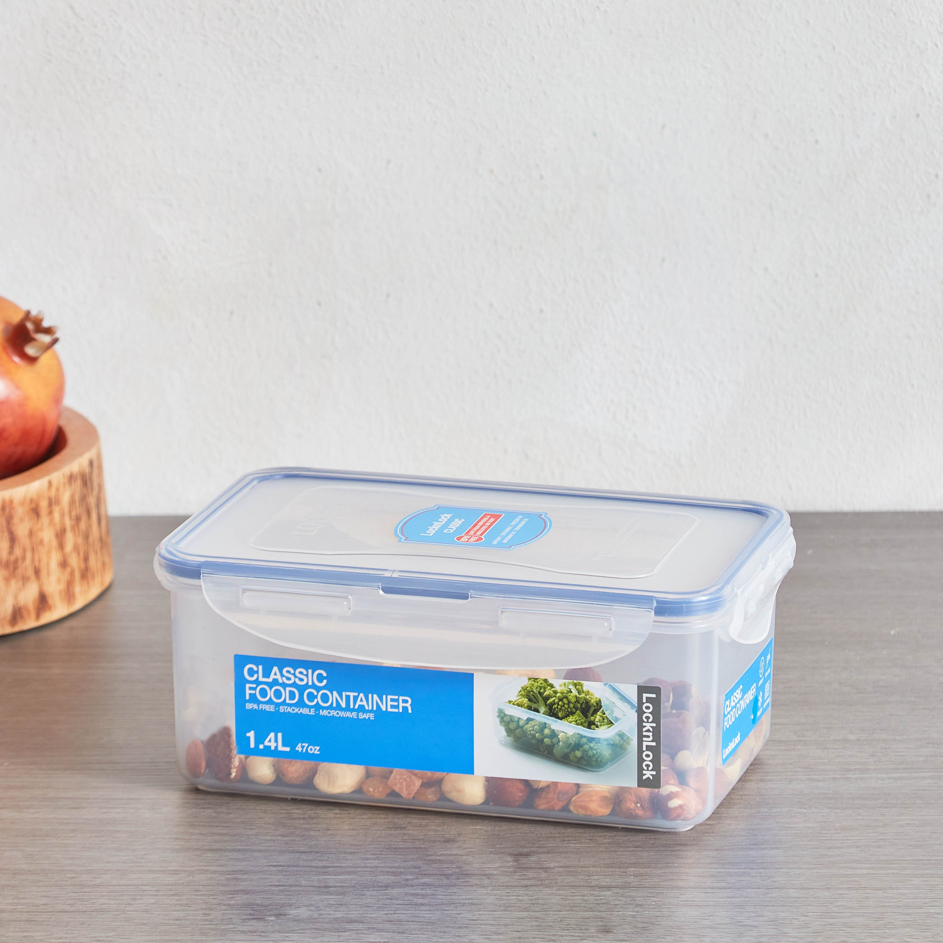 Lock & Lock Rectangular Food Container - 1.4 L-hbxhomeware-hbxkitchen-image-1