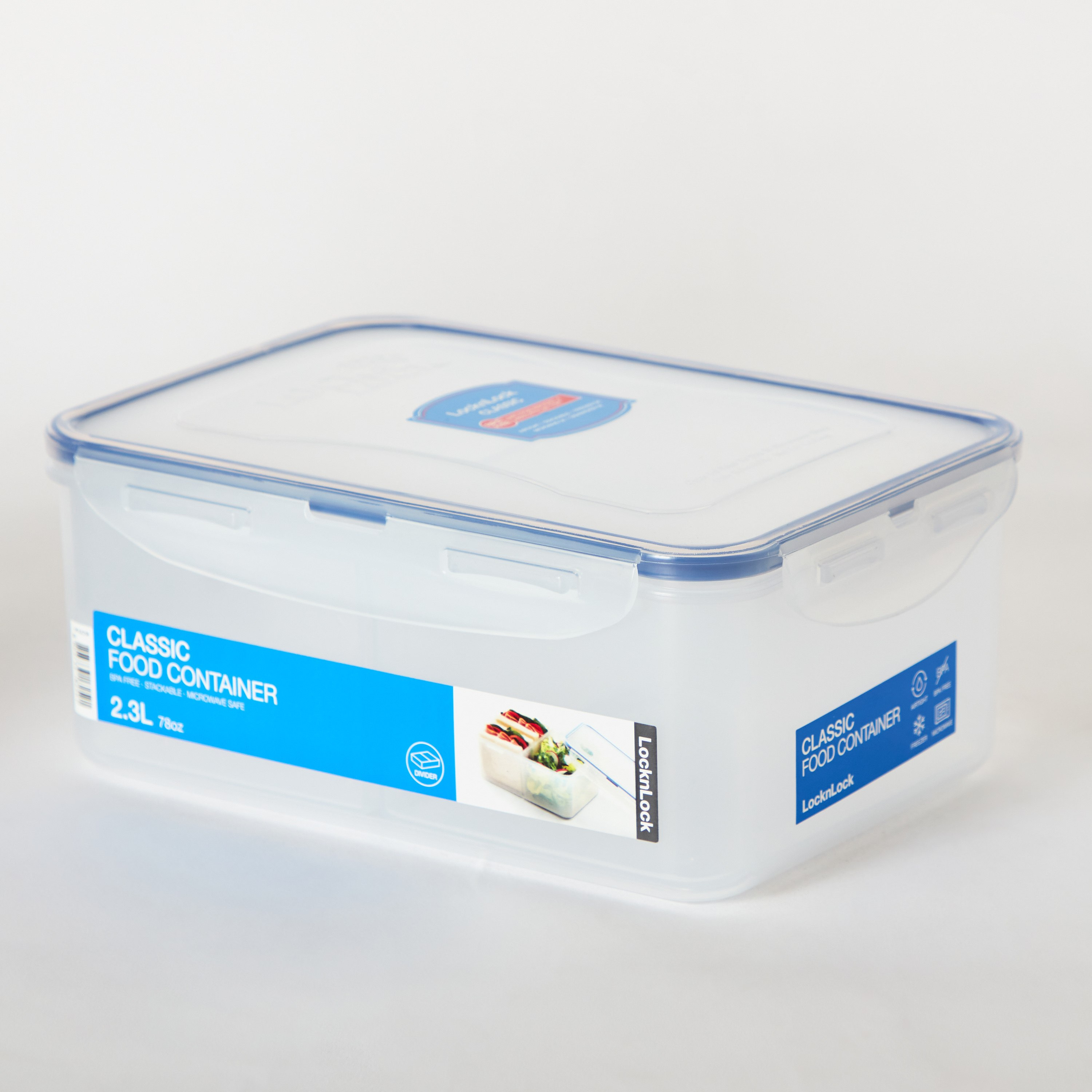 حاوية طعام مستطيلة بفواصل من لوك أند لوك - 2.3 لتر-hbxhomeware-hbxkitchen-image-7