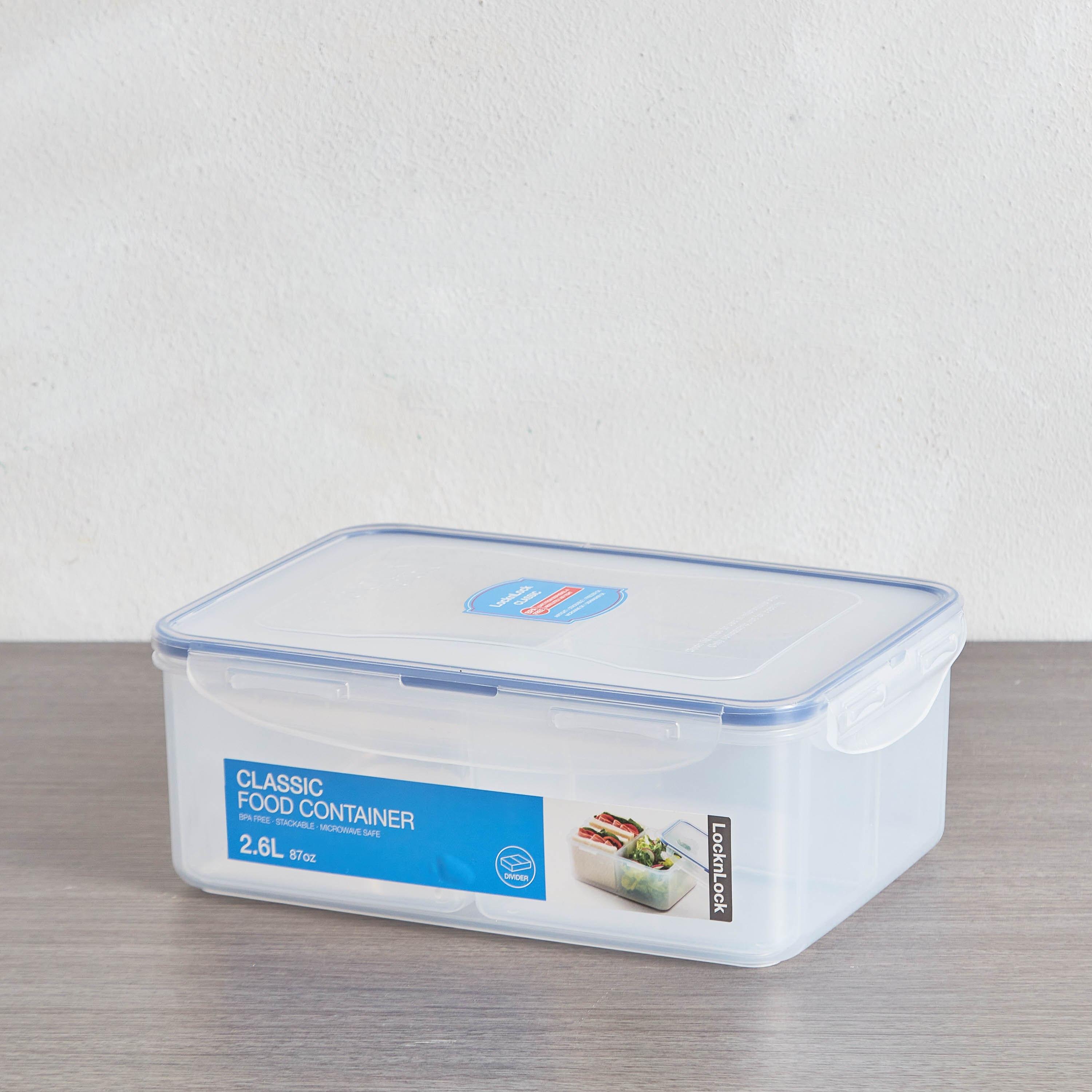حاوية طعام مستطيلة مع فواصل من لوك أند لوك - 2.6 لتر-hbxhomeware-hbxkitchen-image-2