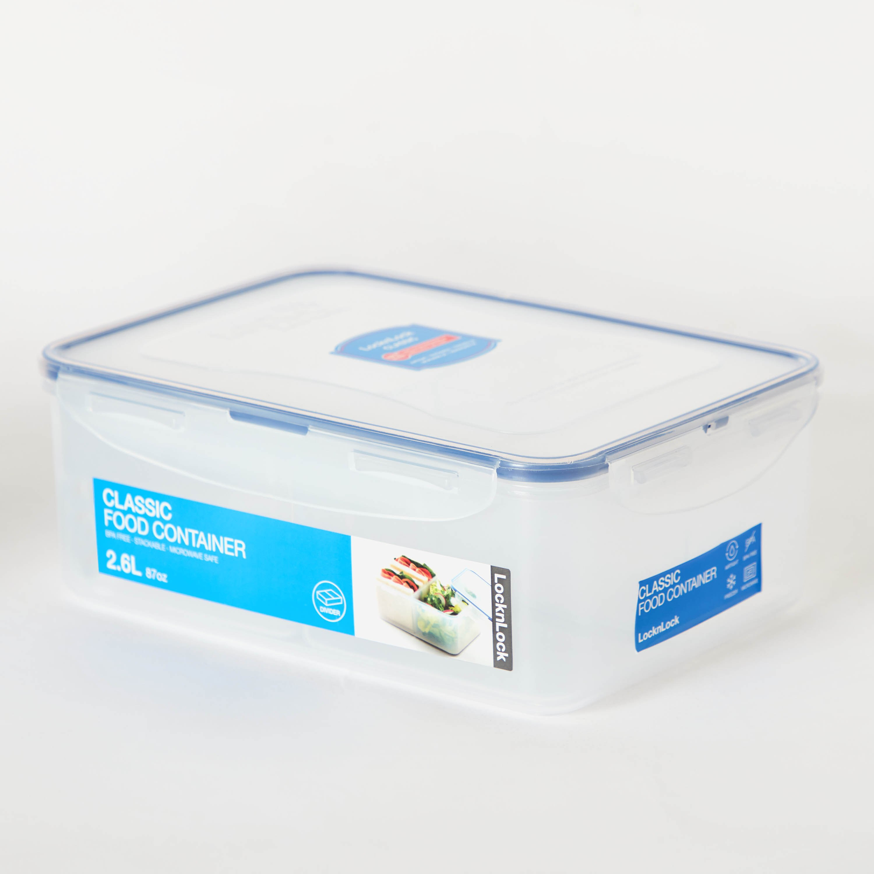 حاوية طعام مستطيلة مع فواصل من لوك أند لوك - 2.6 لتر-hbxhomeware-hbxkitchen-image-6