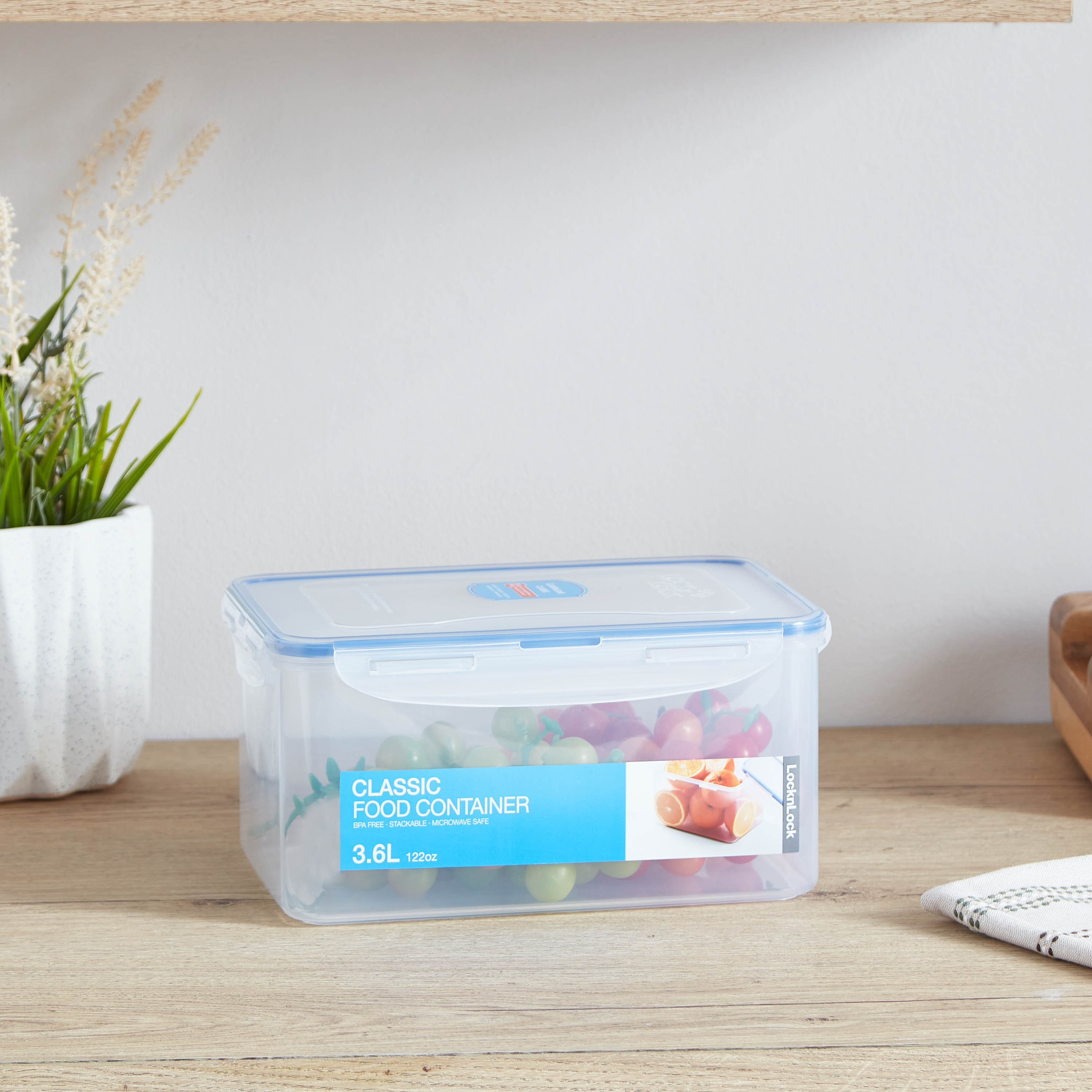 حاوية طعام مستطيلة من لوك أند لوك - 3.6 لتر-hbxhomeware-hbxkitchen-image-1