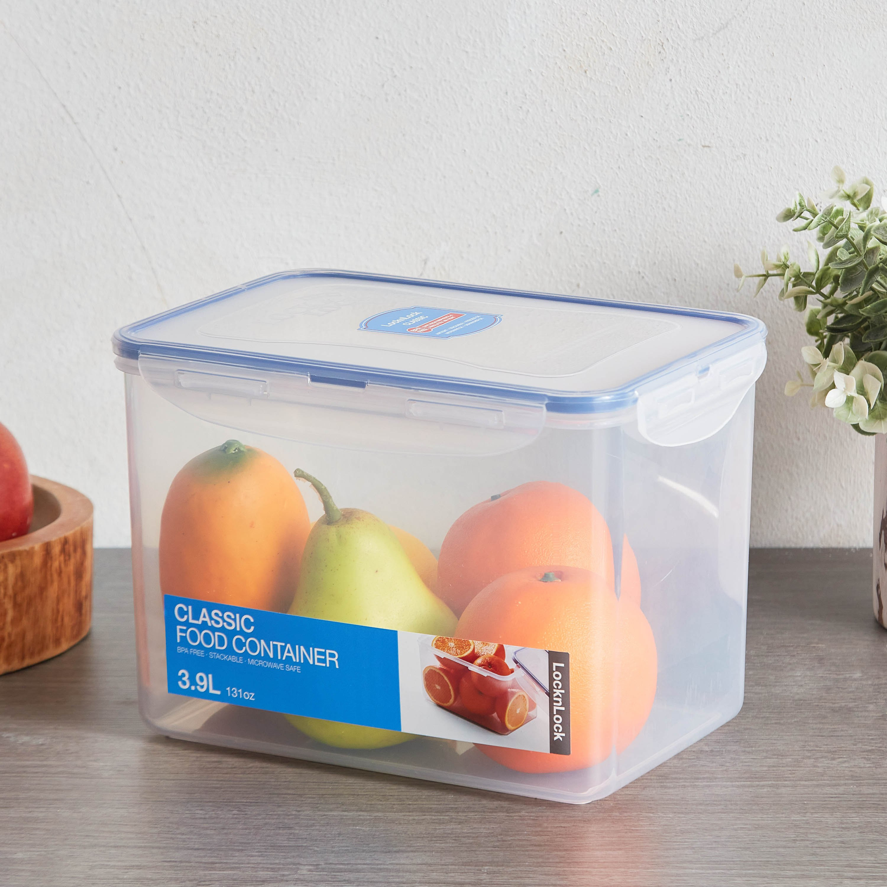 Lock & Lock Rectangular Food Container - 3.9 L-hbxhomeware-hbxkitchen-image-1