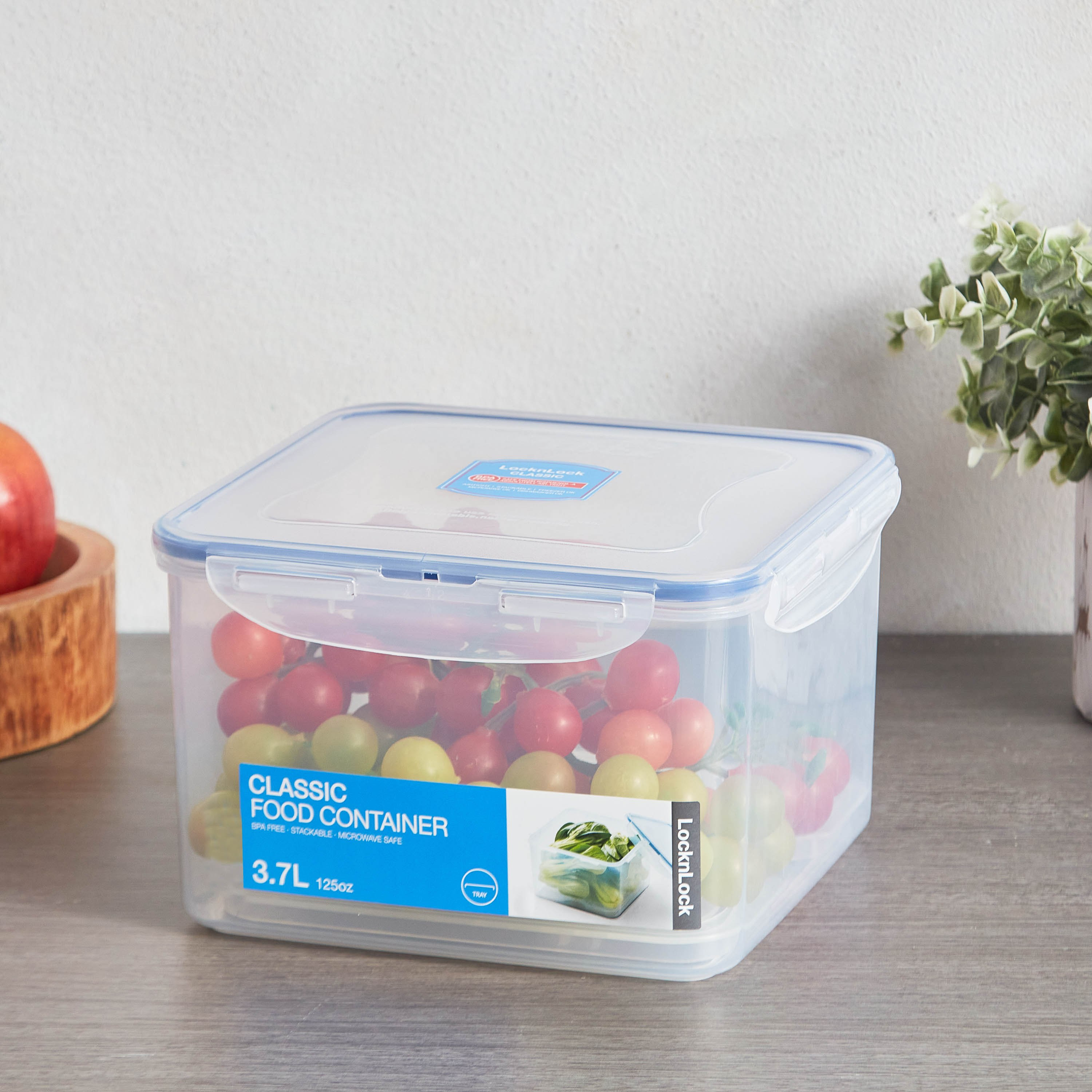 حاوية طعام مربعة مع صينية من لوك آند لوك - 3.7 لتر-hbxhomeware-hbxkitchen-image-1