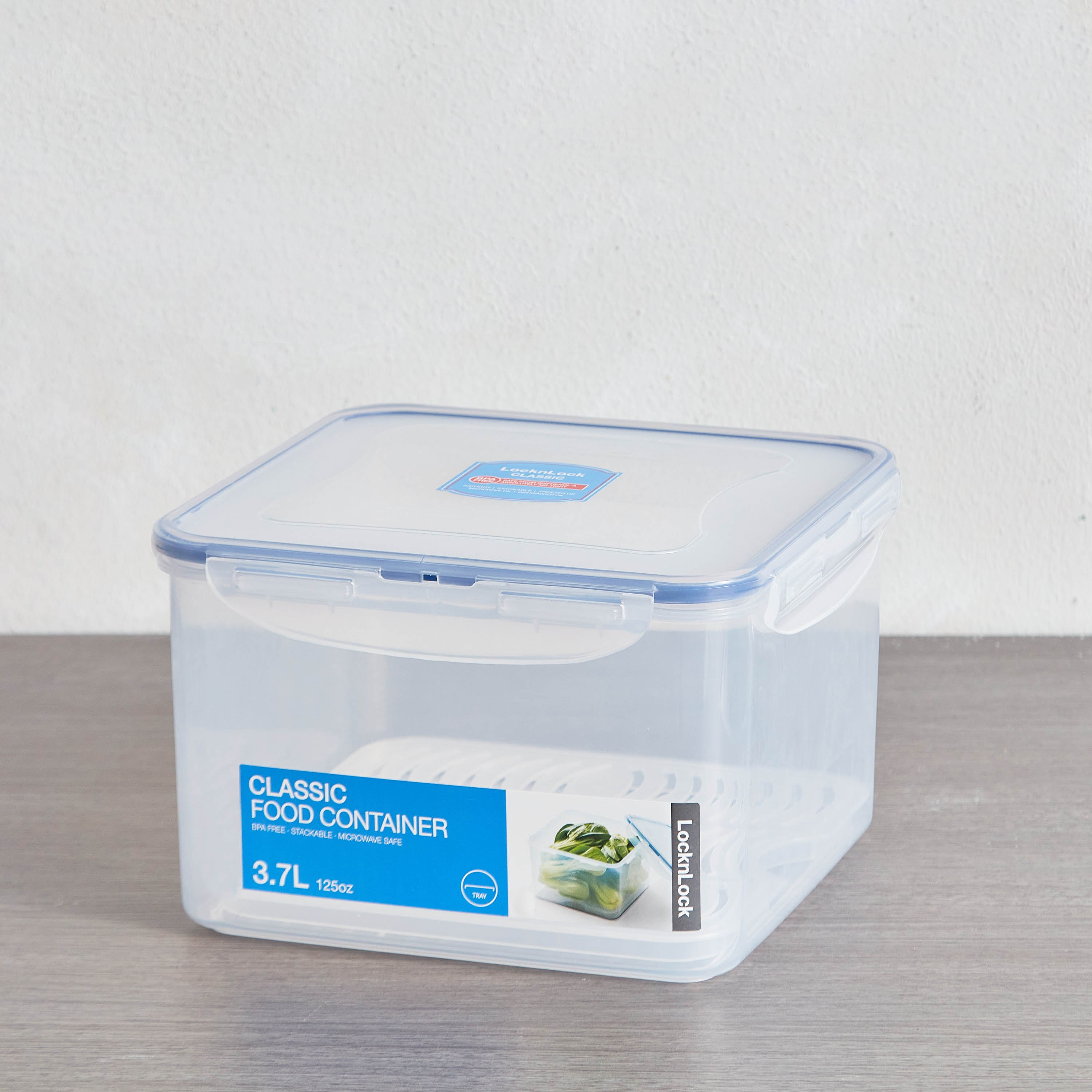 حاوية طعام مربعة مع صينية من لوك آند لوك - 3.7 لتر-hbxhomeware-hbxkitchen-image-2