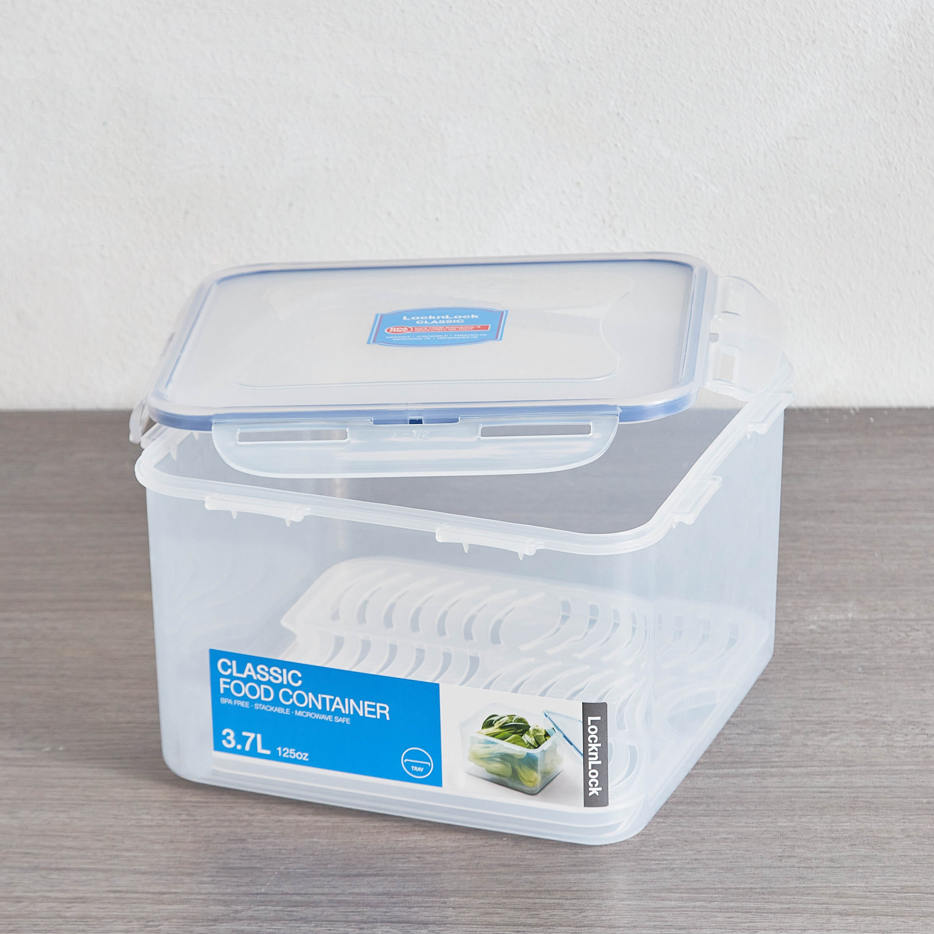 حاوية طعام مربعة مع صينية من لوك آند لوك - 3.7 لتر-hbxhomeware-hbxkitchen-image-3