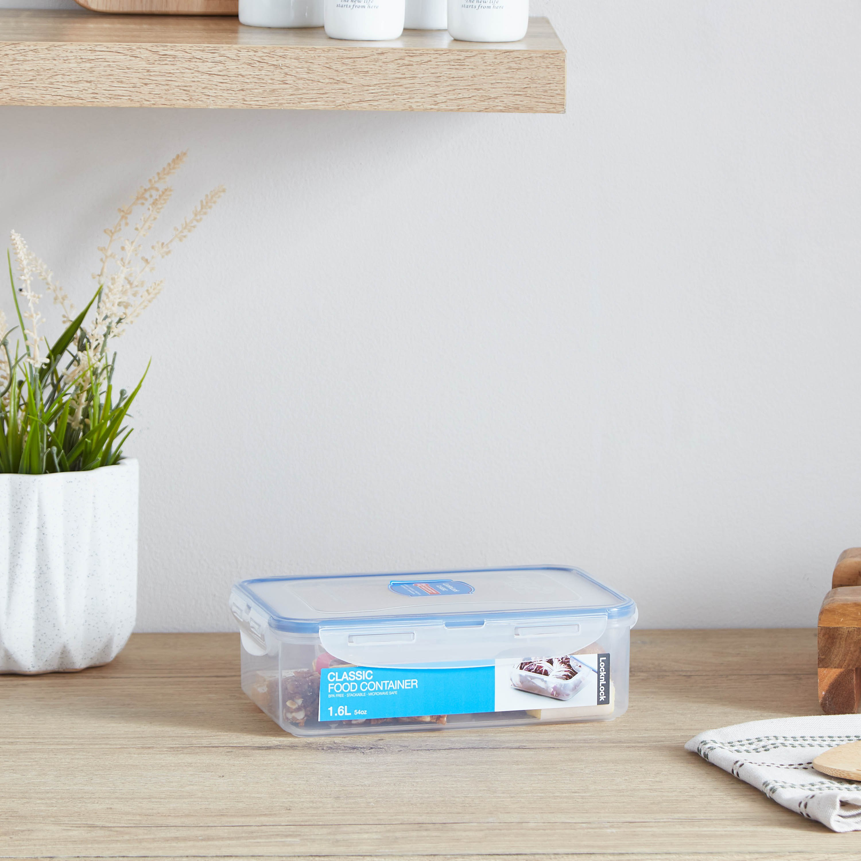 Lock & Lock Rectangular Food Container - 1.6 L-hbxhomeware-hbxkitchen-image-1