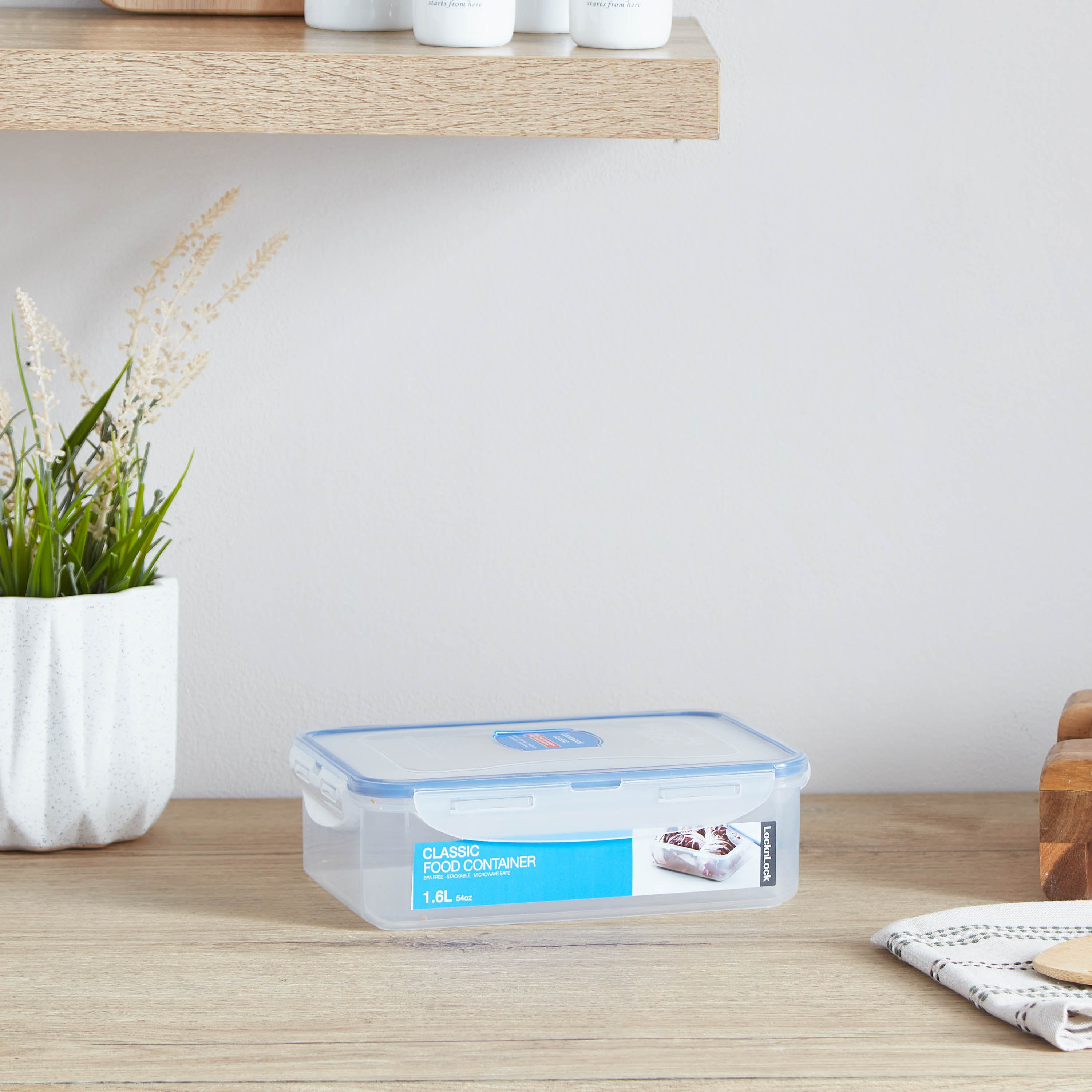 Lock & Lock Rectangular Food Container - 1.6 L-hbxhomeware-hbxkitchen-image-2