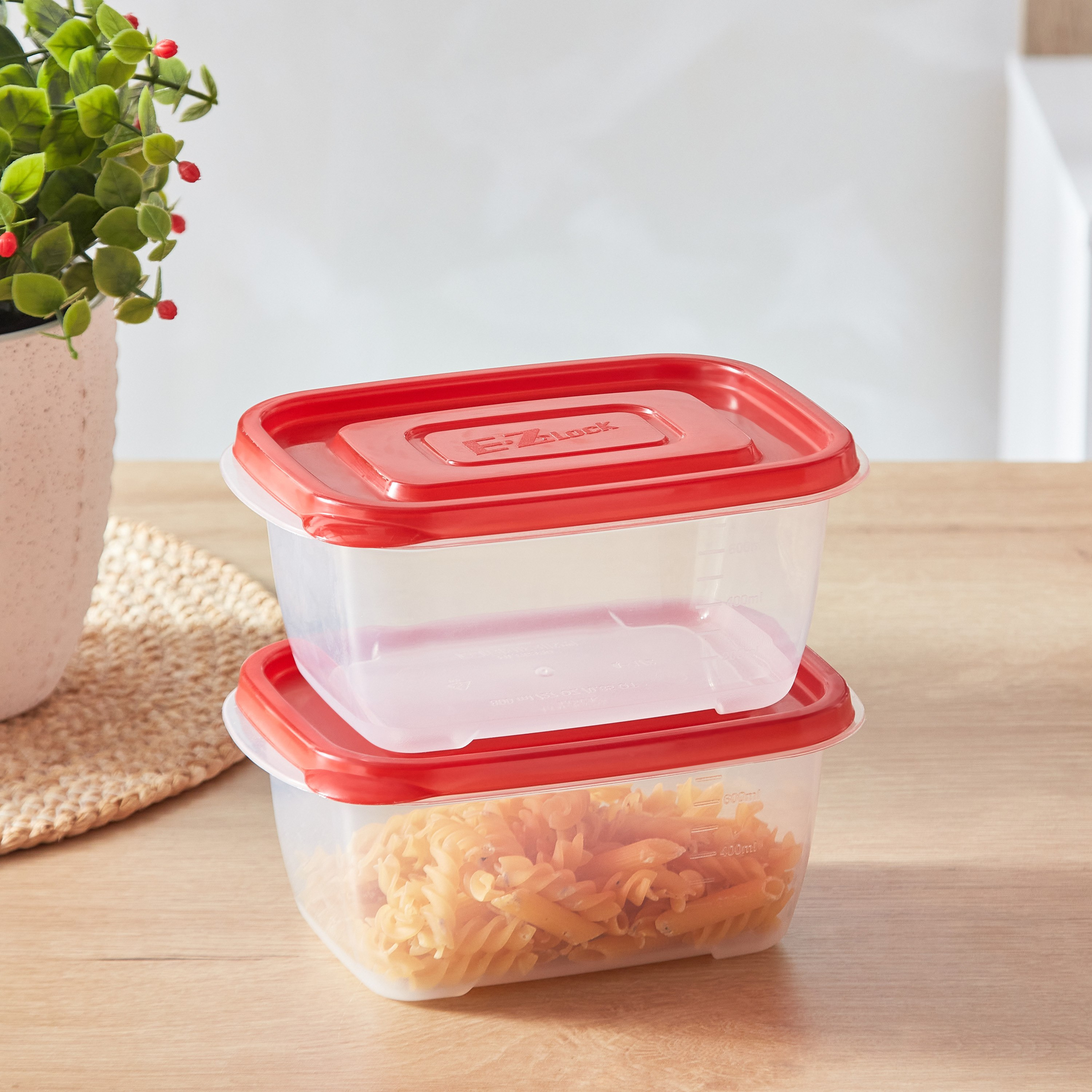 طقم حاويات إيزي لوك مستطيلة -قطعتين من لوك اند لوك -800 مل-hbxhomeware-hbxkitchen-image-1