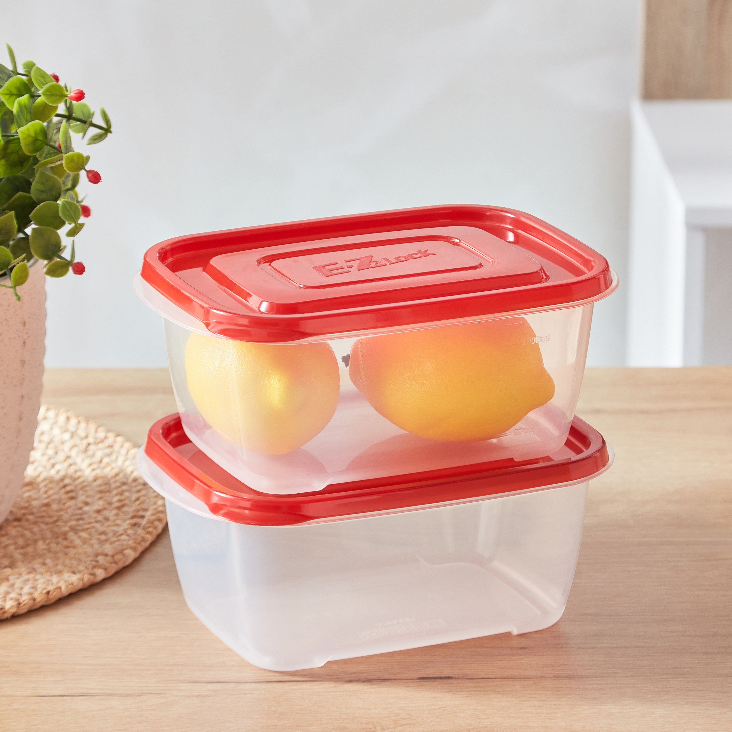 طقم حاويات إيزي لوك مستطيلة -قطعتين من لوك أند لوك -1.32 مل-hbxhomeware-hbxkitchen-image-1