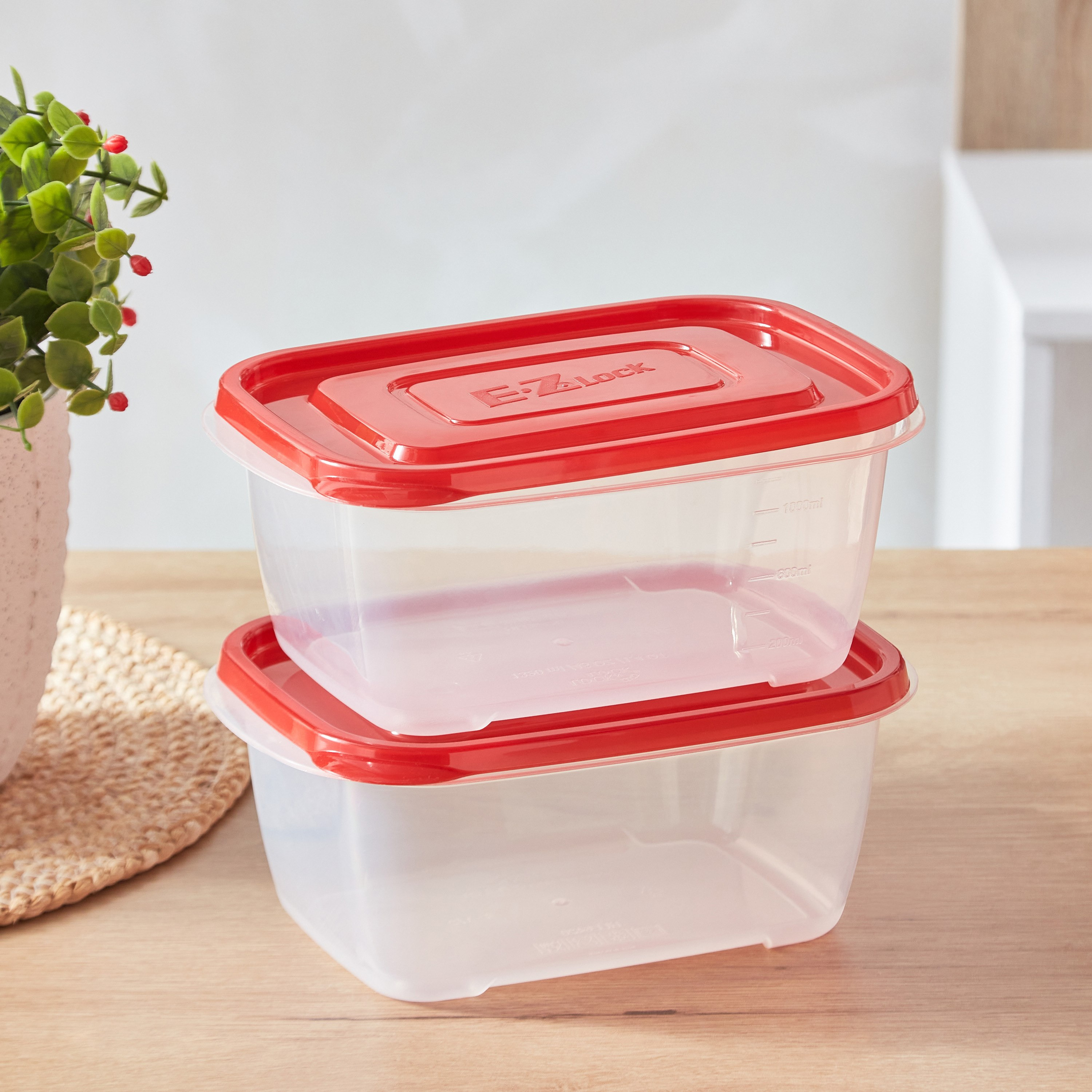 طقم حاويات إيزي لوك مستطيلة -قطعتين من لوك أند لوك -1.32 مل-hbxhomeware-hbxkitchen-image-2