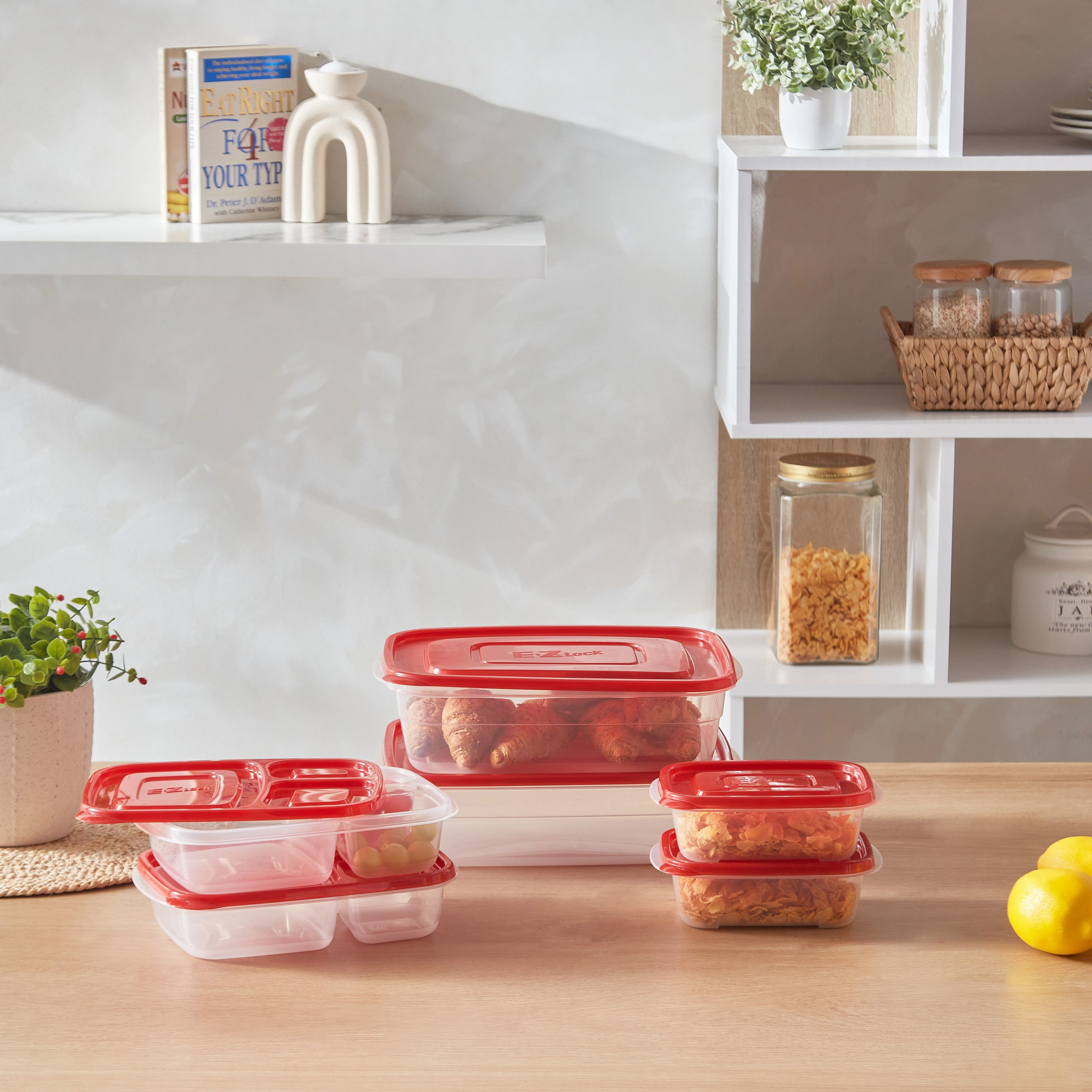 طقم حاويات إيزي لوك مستطيلة -قطعتين من لوك أند لوك -2.7 لتر-hbxhomeware-hbxkitchen-image-5