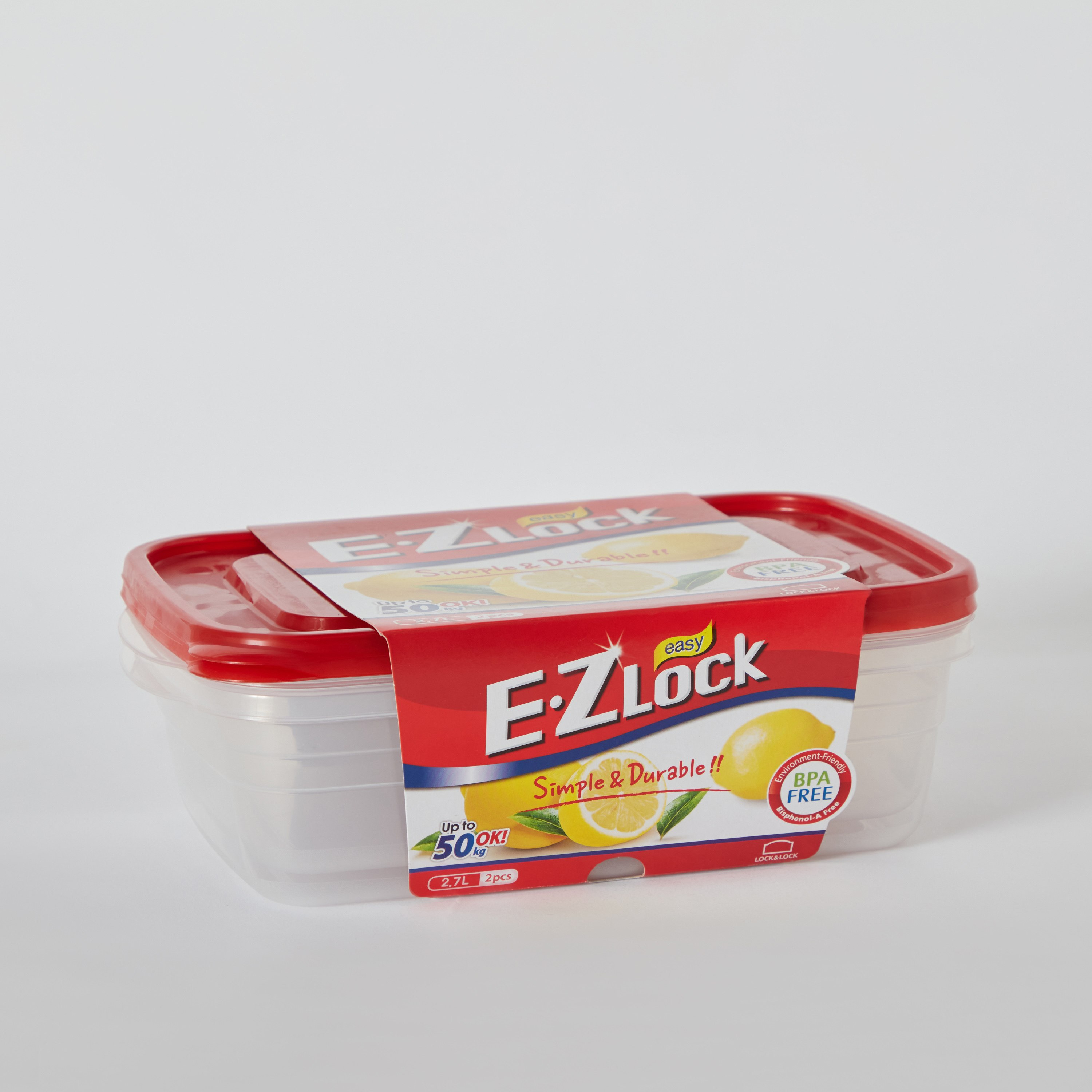 طقم حاويات إيزي لوك مستطيلة -قطعتين من لوك أند لوك -2.7 لتر-hbxhomeware-hbxkitchen-image-6