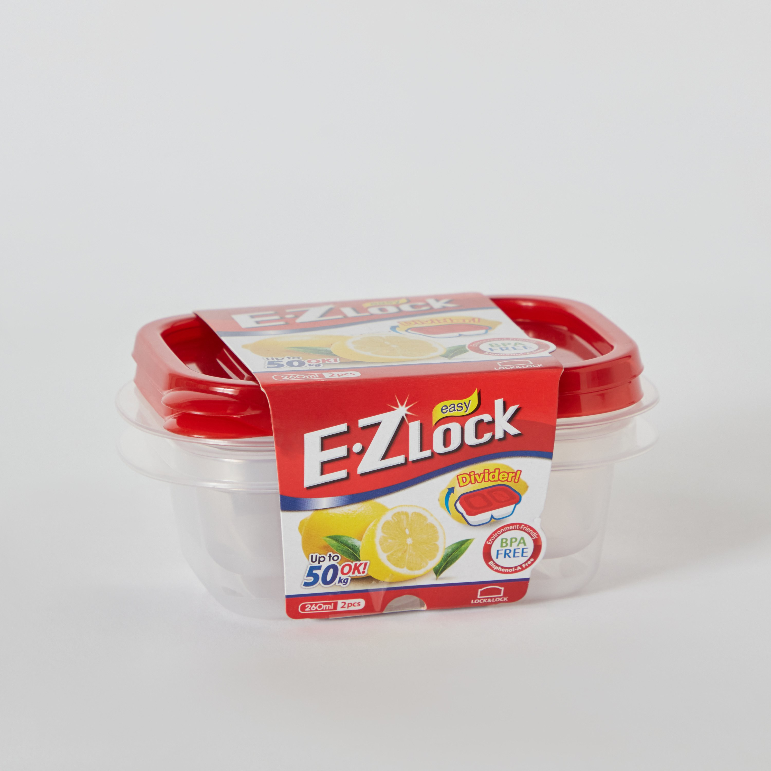 طقم حاويات إيزي لوك مستطيلة -قطعتين من لوك آند لوك - 260 مل-hbxhomeware-hbxkitchen-image-6