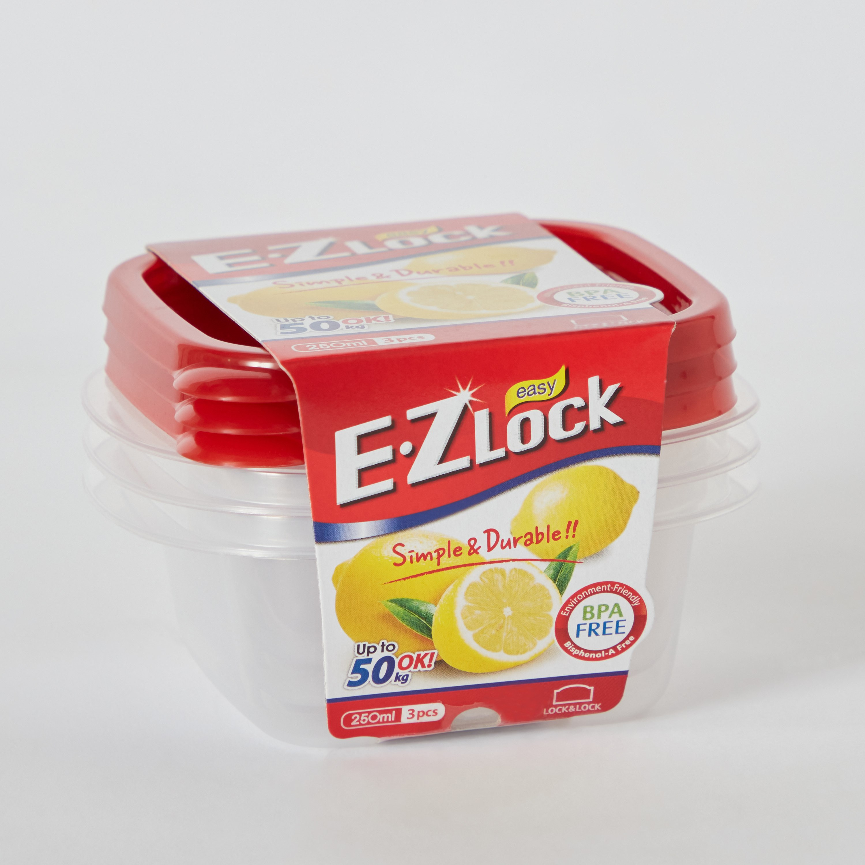 طقم حاويات إيزي لوك مربعة -3 قطع من لوك آند لوك - 250 مل-hbxhomeware-hbxkitchen-image-6