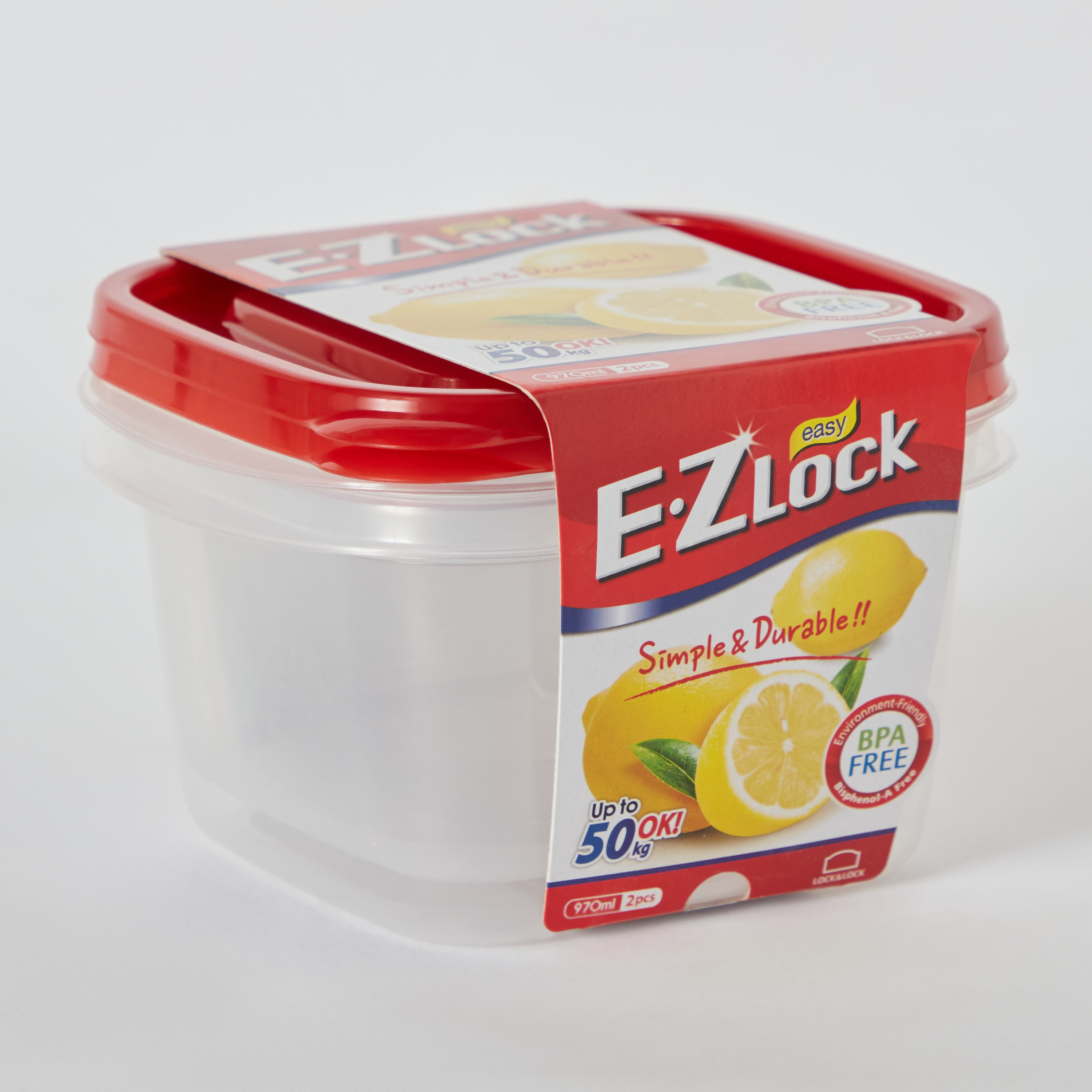 طقم حاويات إيزي لوك مربعة -قطعتين من لوك أند لوك -970 مل-hbxhomeware-hbxkitchen-image-6