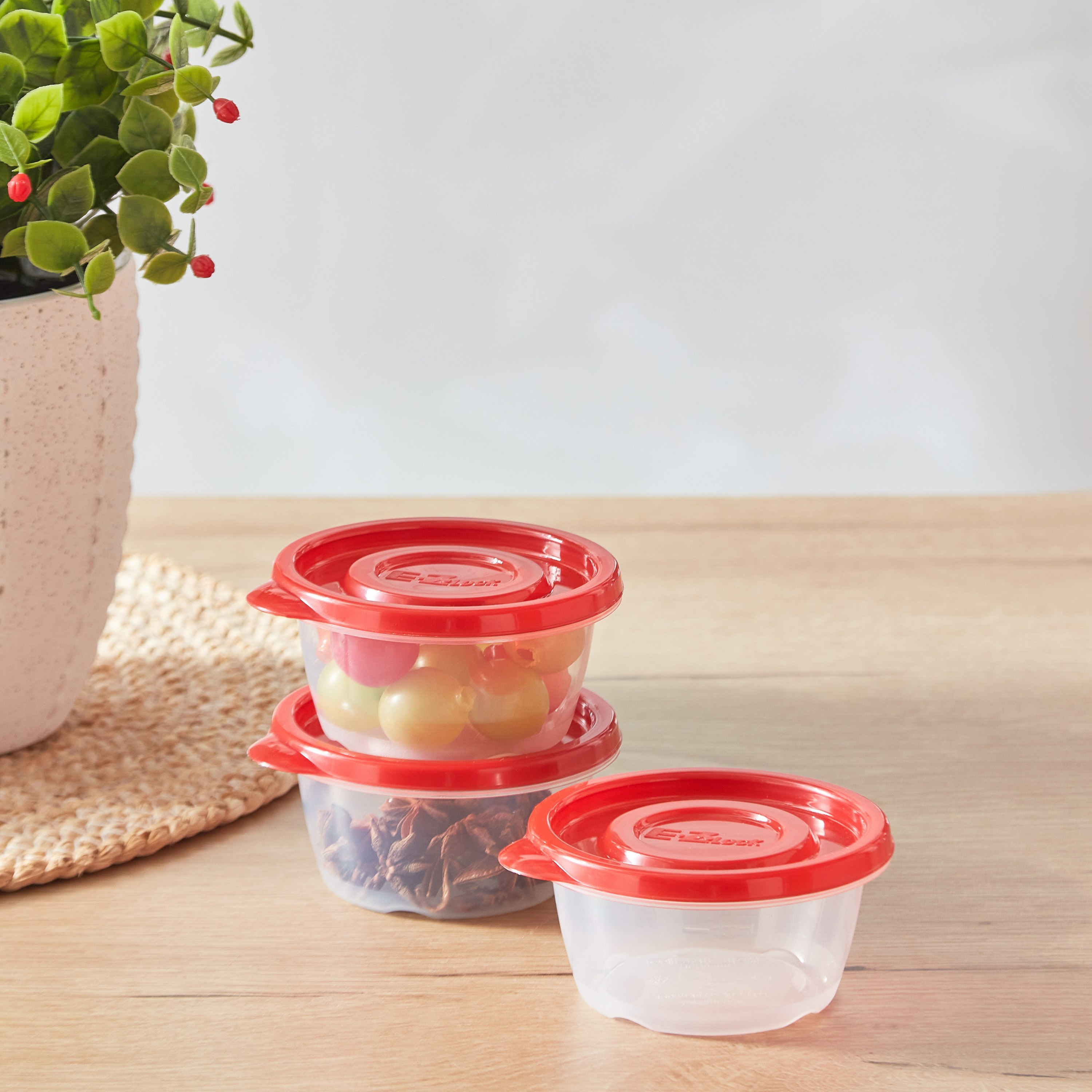 طقم حاويات مستديرة إيزي لوك-3 قطع من لوك آند لوك- 120 مل-hbxhomeware-hbxkitchen-image-1