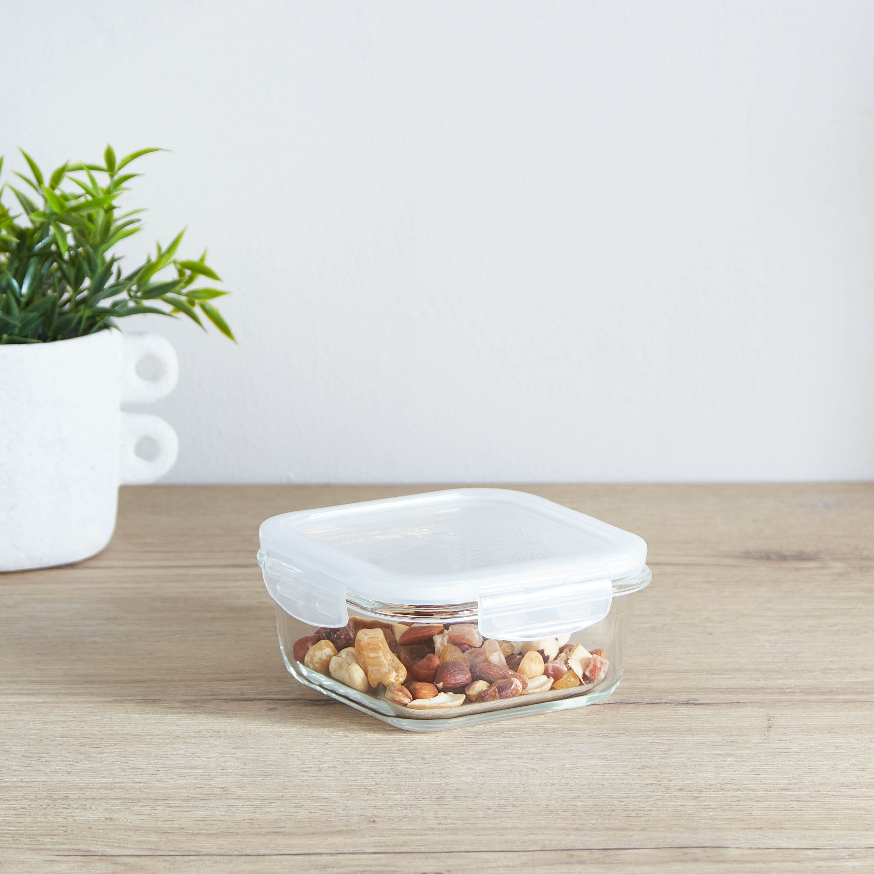 حاوية طعام زجاج مربعة للفرن بغطاء من لوك آند لوك - 540 مل-hbxhomeware-hbxkitchen-image-1