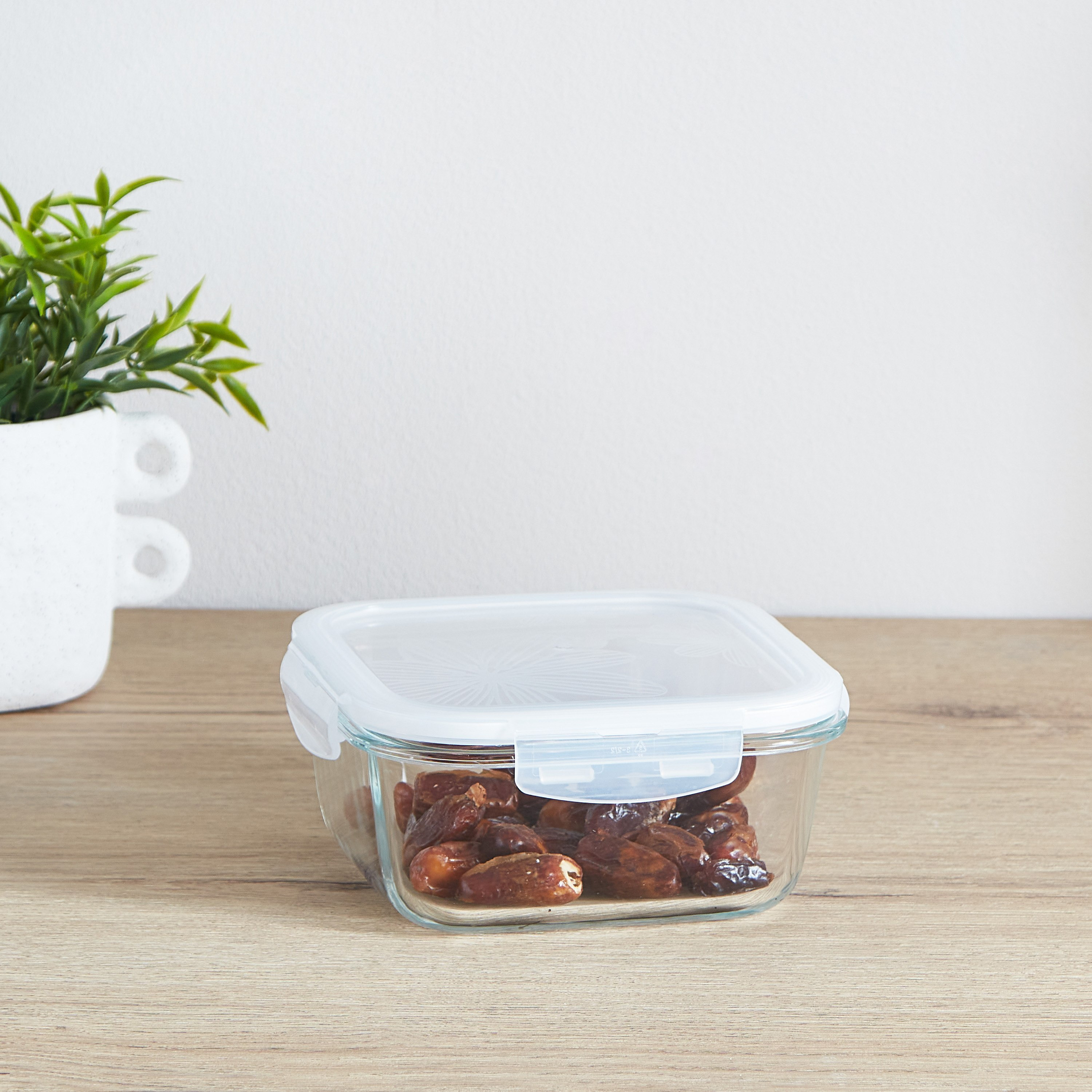 Lock & Lock Rectangular Oven Glass Container with Lid - 380 ml-hbxhomeware-hbxkitchen-image-1