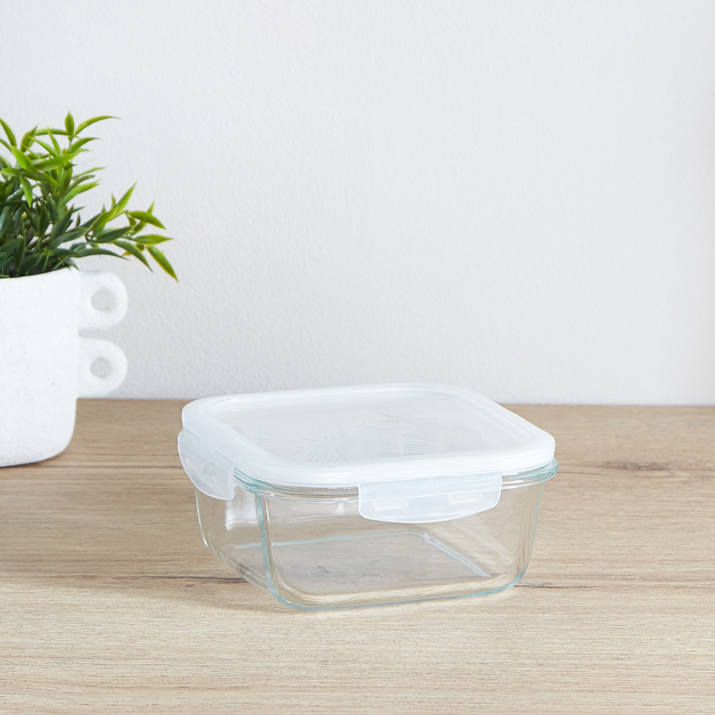 Lock & Lock Rectangular Oven Glass Container with Lid - 380 ml-hbxhomeware-hbxkitchen-image-2