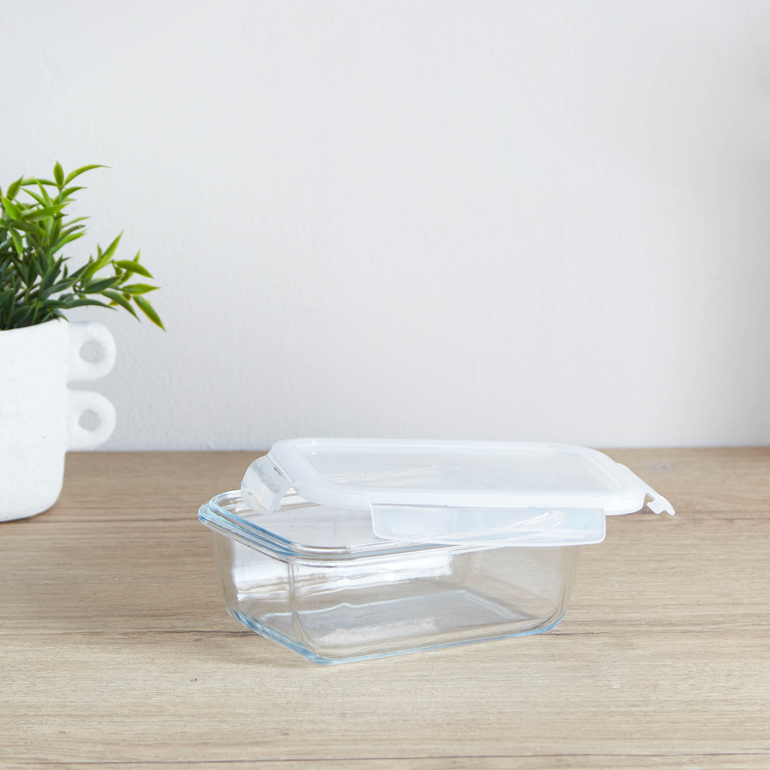حاوية فرن زجاج مربعة مع غطاء من لوك أند لوك - 930 مل-hbxhomeware-hbxkitchen-image-3