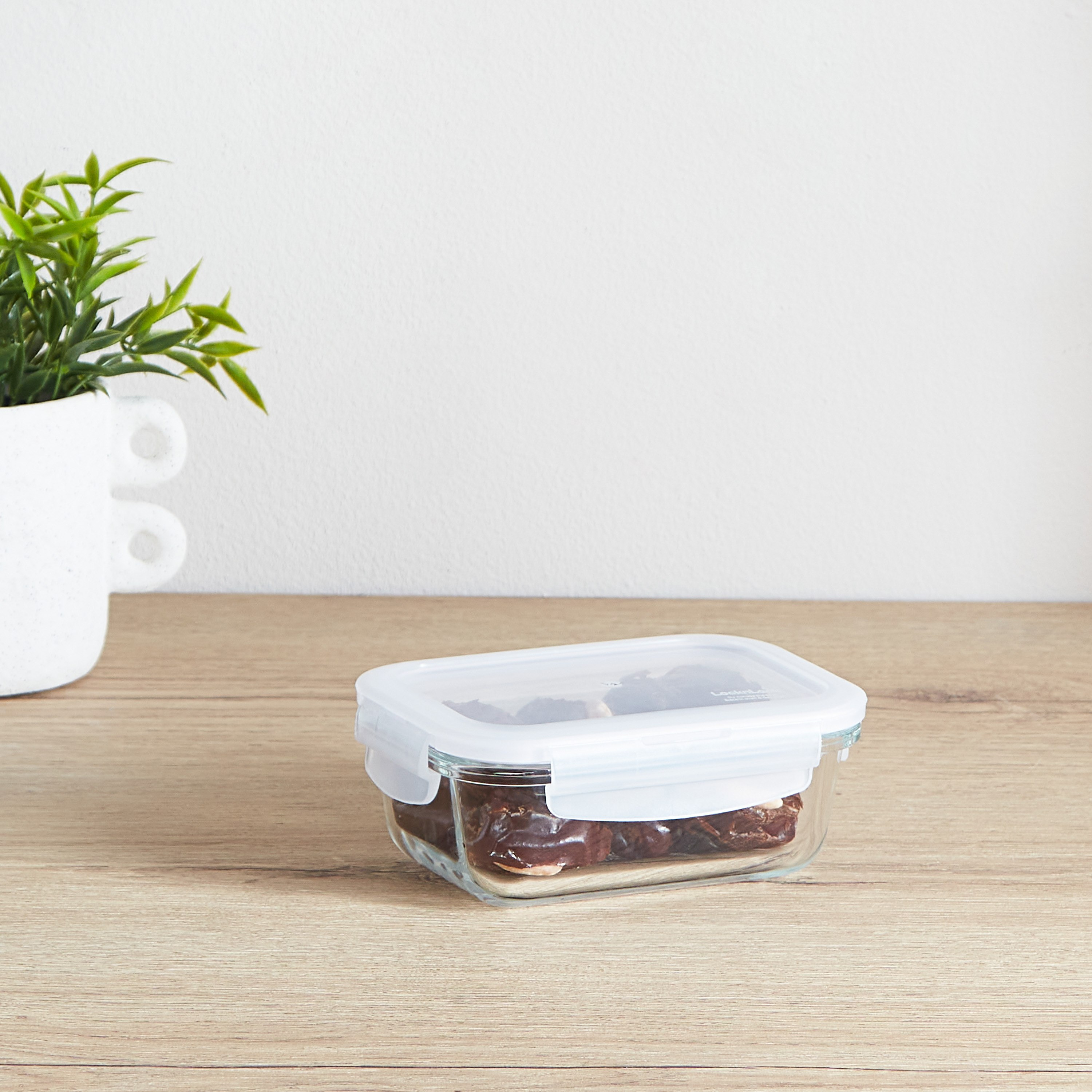 حاوية فرن زجاجية مستطيلة مع غطاء من لوك أند لوك - 730 مل-hbxhomeware-hbxkitchen-image-1