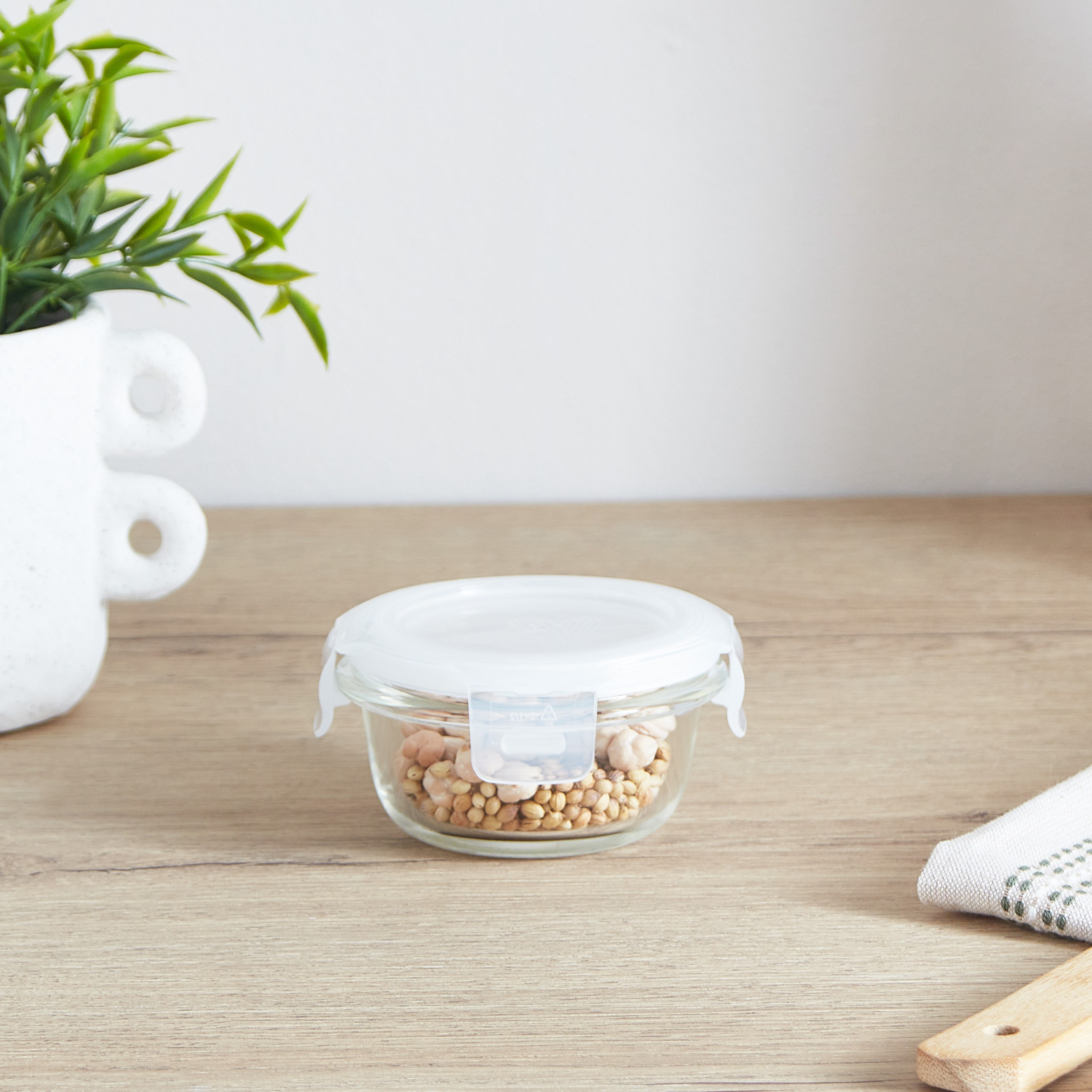 حاوية فرن زجاج مستديرة مع غطاء من لوك آند لوك - 140 مل-hbxhomeware-hbxkitchen-image-1