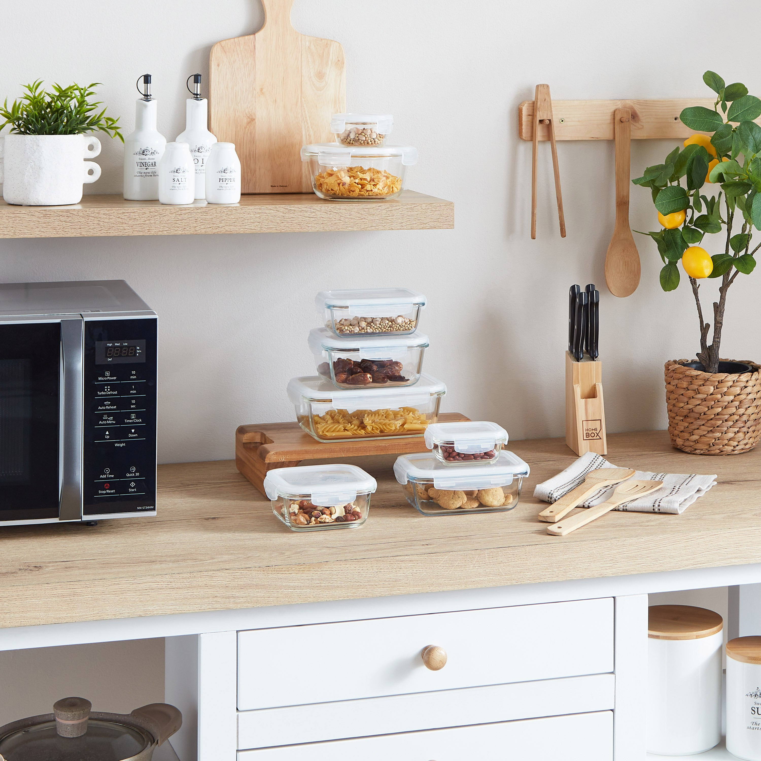 حاوية فرن زجاجية مستديرة بغطاء من لوك آند لوك - 130 مل-hbxhomeware-hbxkitchen-image-5