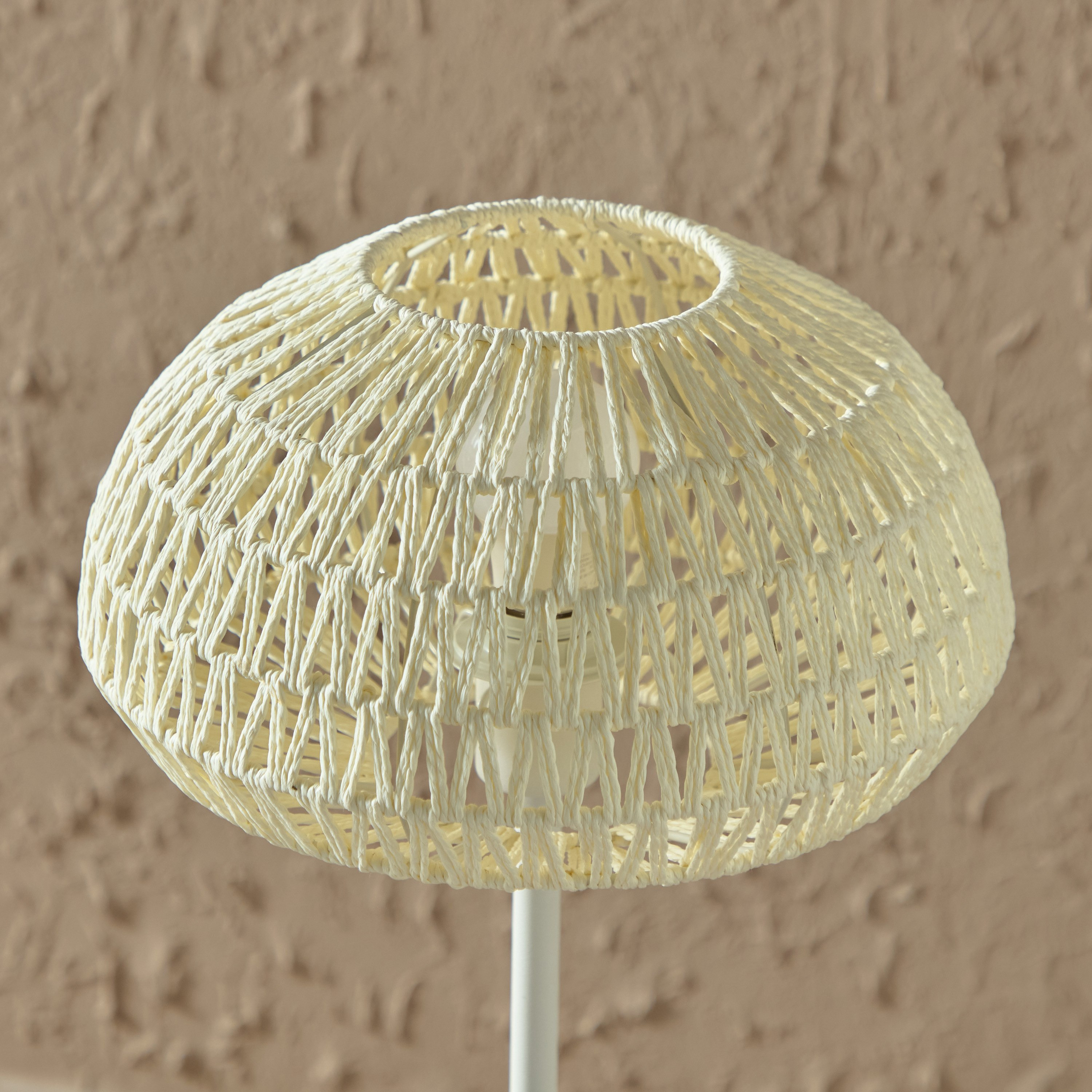 Stark Metal Table Lamp with Paper Rope Shade - 30x48 cm-hbxlivingroom-lighting-tablelamps-image-3
