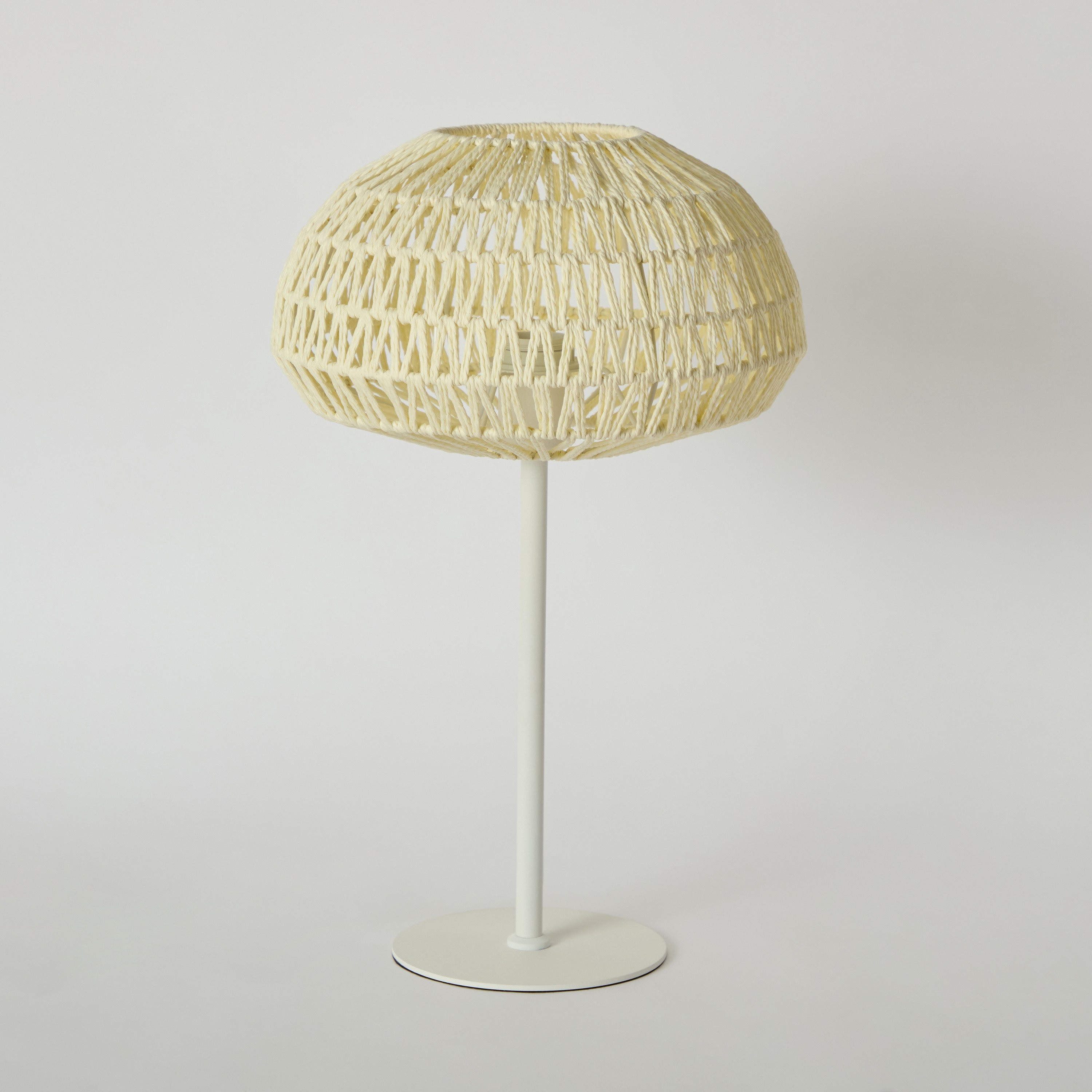 Stark Metal Table Lamp with Paper Rope Shade - 30x48 cm-hbxlivingroom-lighting-tablelamps-image-7