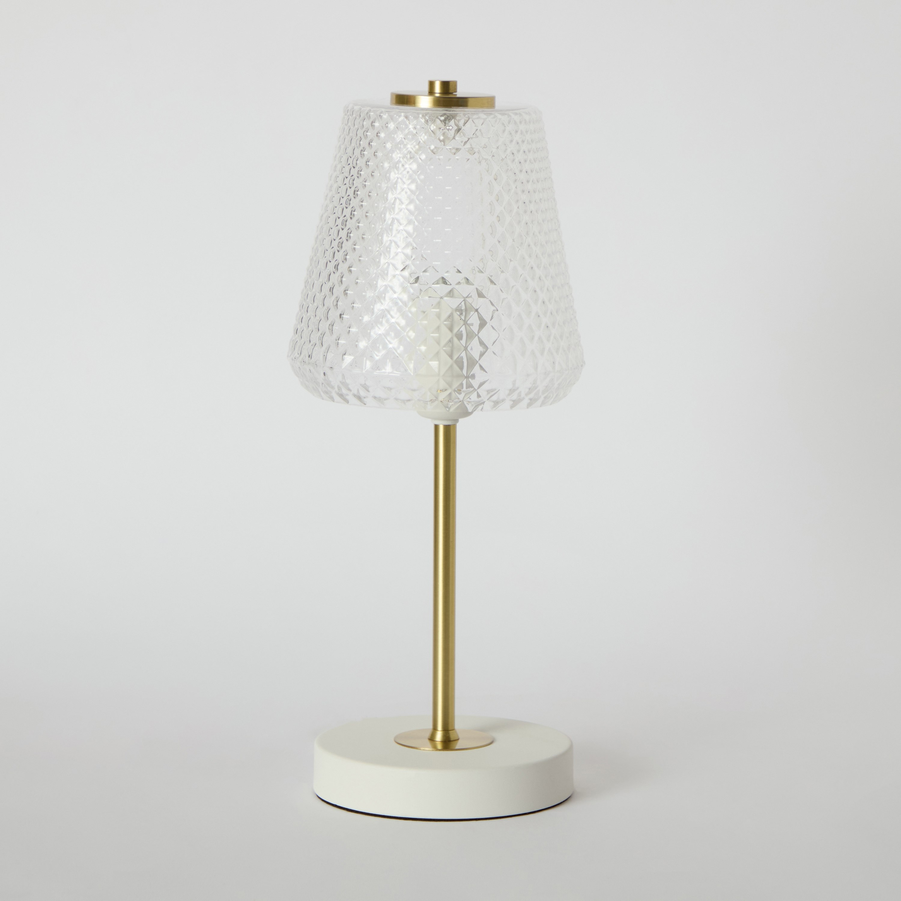 مصباح طاولة معدن مع غطاء زجاجي من ستارك - 15x35 سم-hbxlivingroom-lighting-tablelamps-image-7