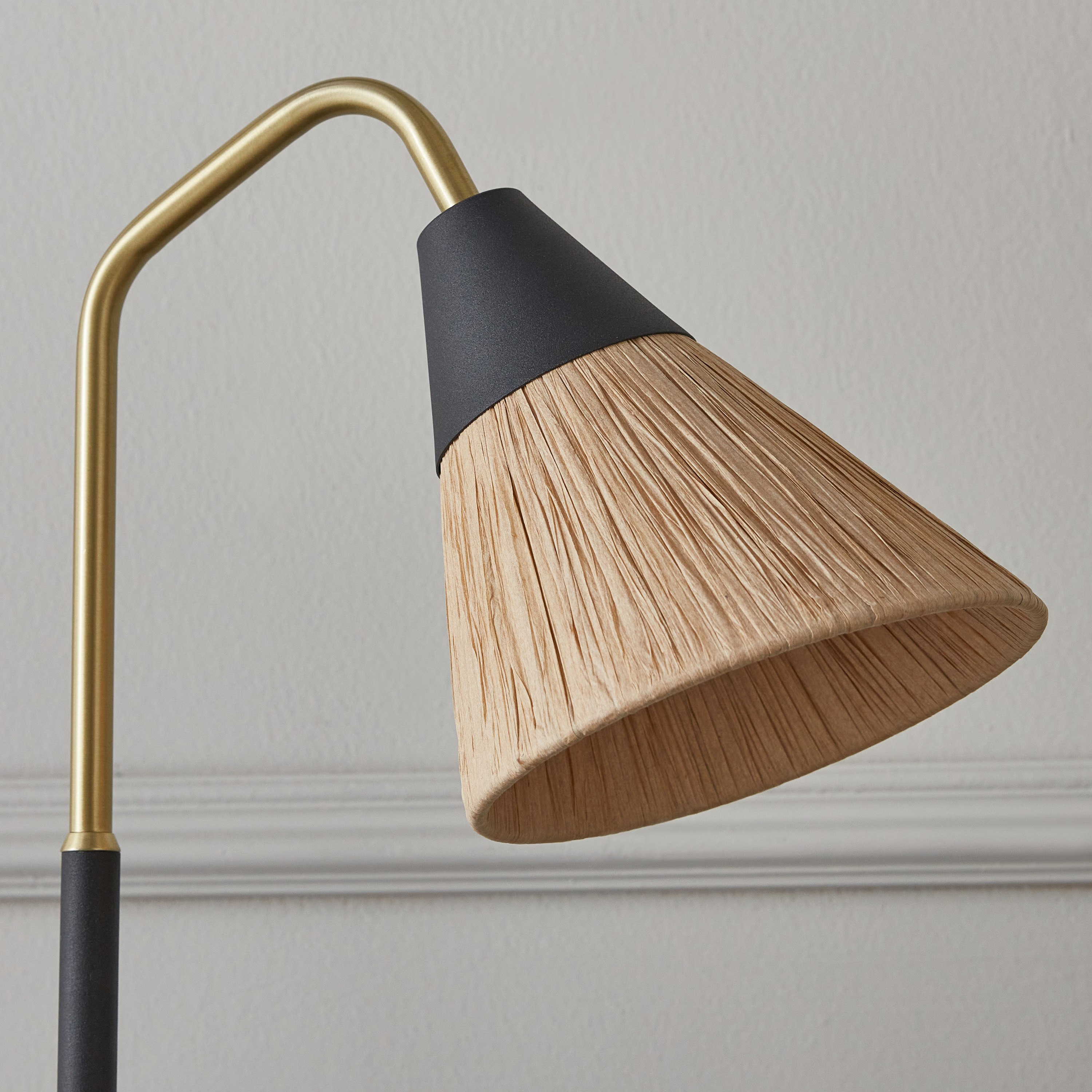 مصباح طاولة من حبل ورقي مع غطاء كتان من ستارك - 28x15x48 سم-hbxlivingroom-lighting-tablelamps-image-3