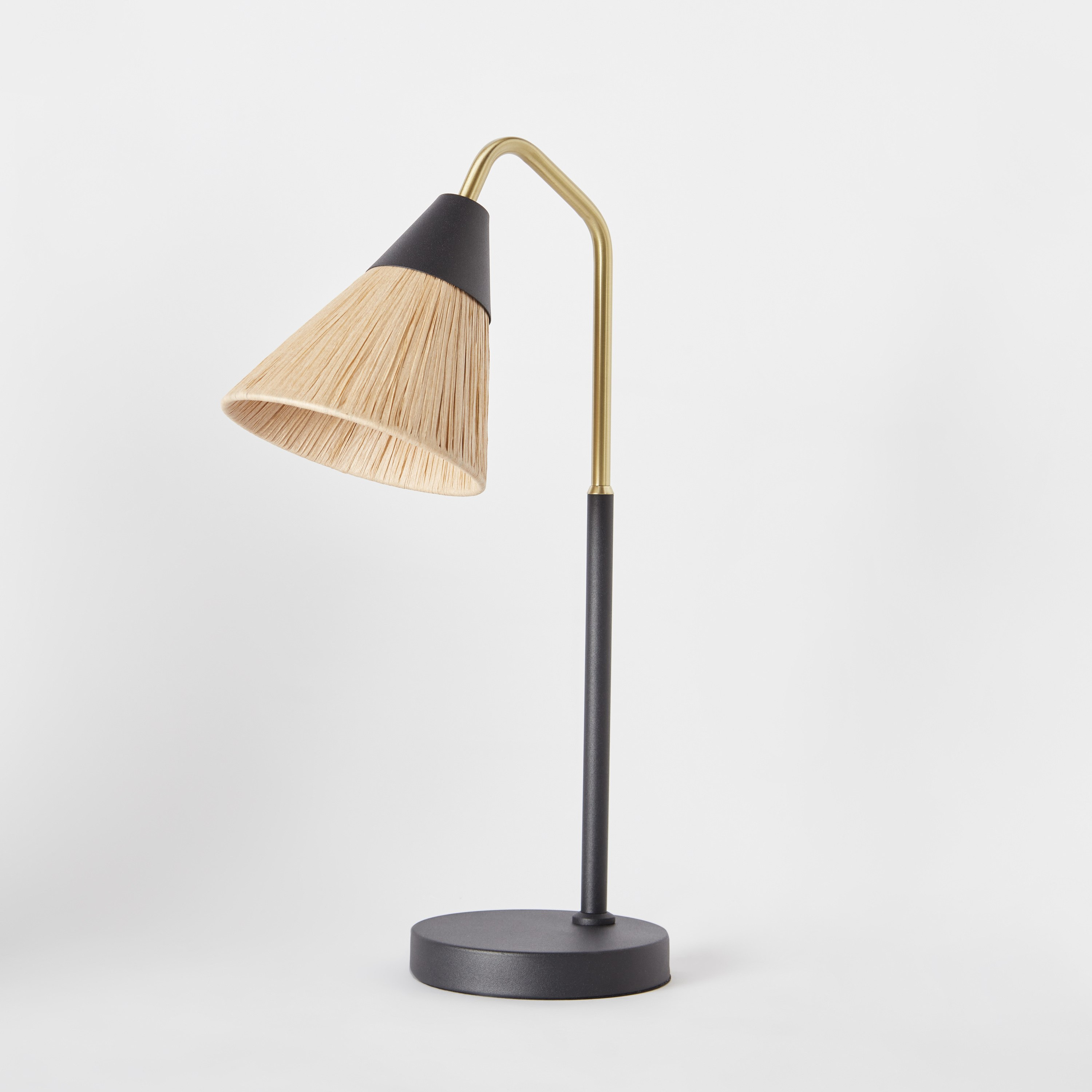 مصباح طاولة من حبل ورقي مع غطاء كتان من ستارك - 28x15x48 سم-hbxlivingroom-lighting-tablelamps-image-6