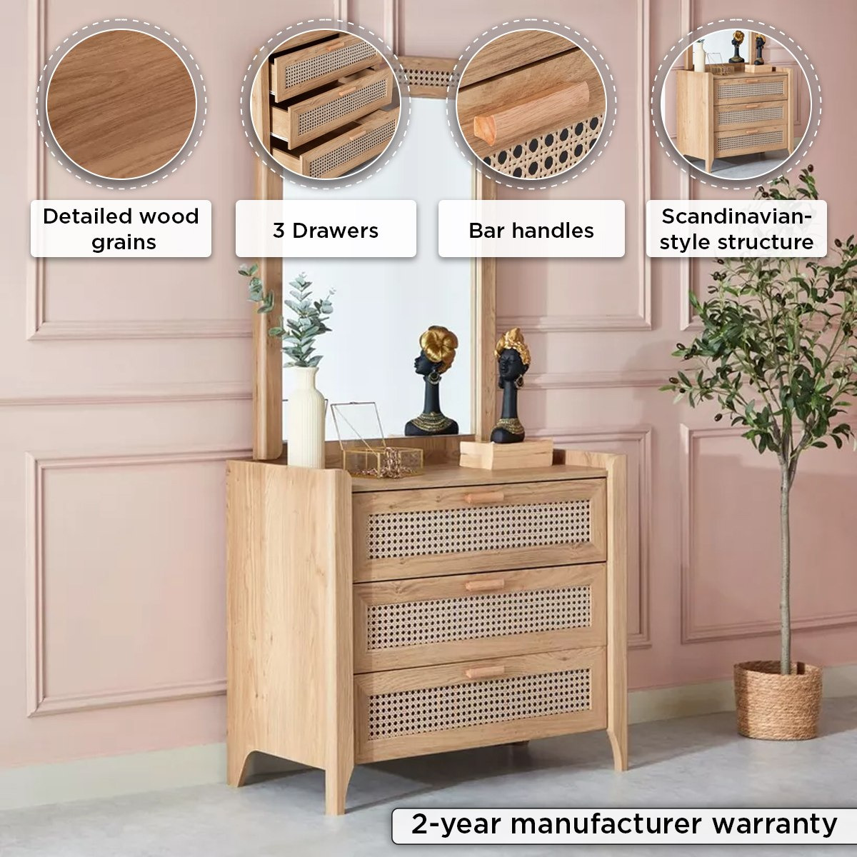 Java 3-Drawer Young Dresser without Mirror-hbxfurniture-kidsroom-kidsdressersandmirrors-image-4