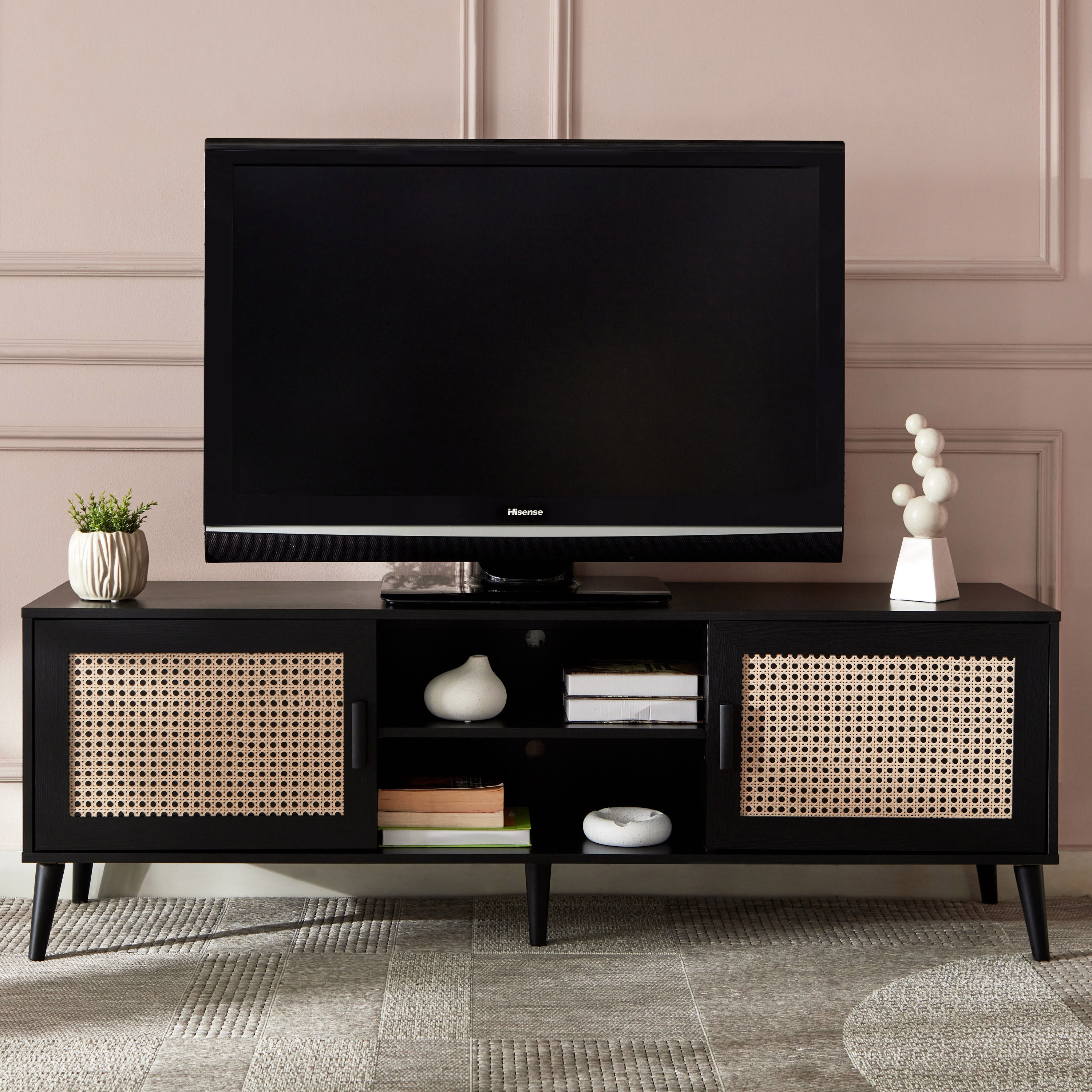 Nordic Rattan 1.6 Metre TV unit for TVs up to 70 inches-hbxlivingroom-mediaunitsandstorage-tvunits-image-2