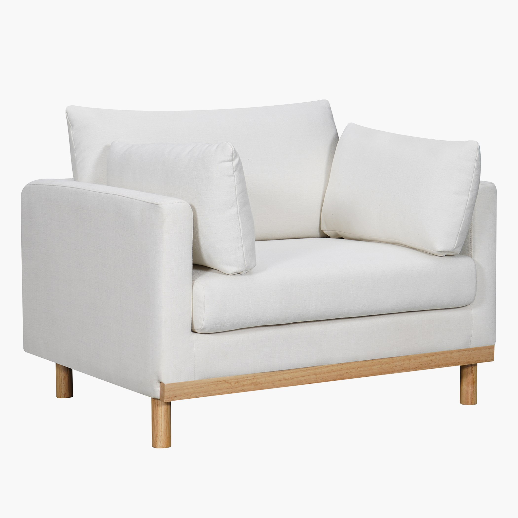 كرسي قماش بمساند ذراعين مع وسادتين من زيا-hbxlivingroom-sofasandarmchairs-sofas-image-2