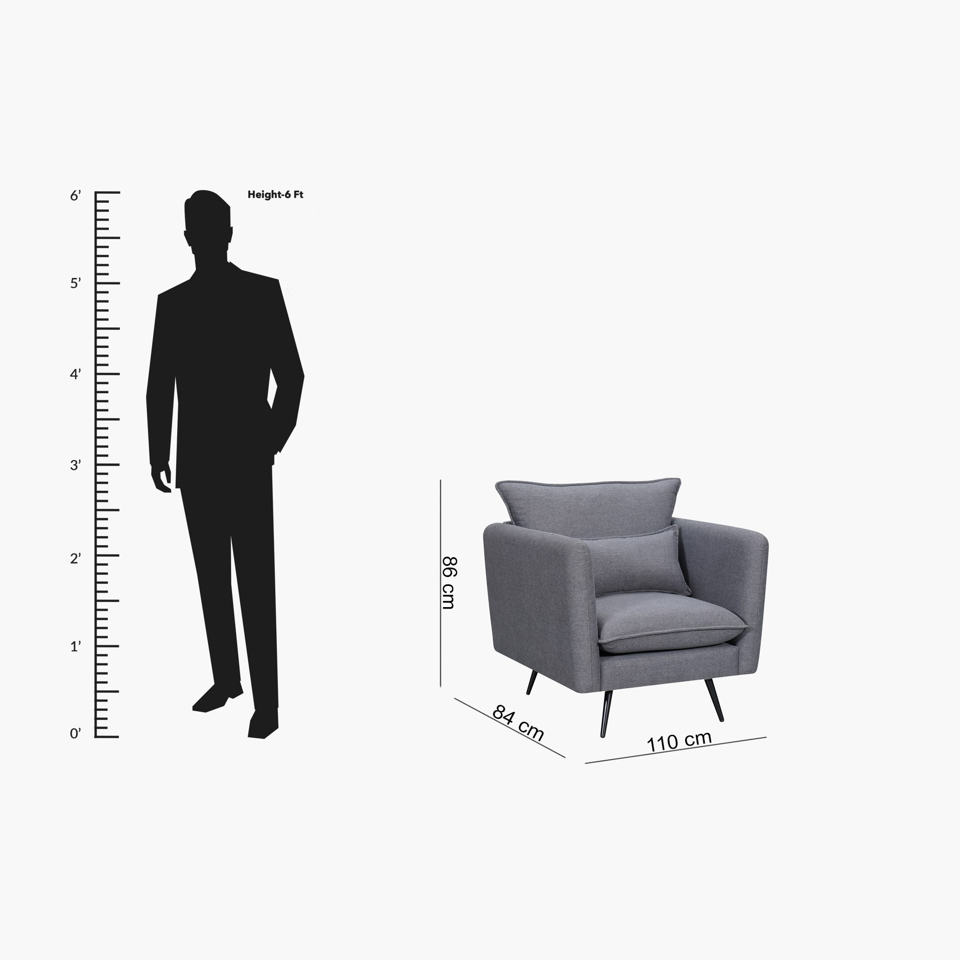 كرسي قماش بمساند ذراعين مع وسادة من أرتيجو-hbxlivingroom-sofasandarmchairs-sofas-image-13
