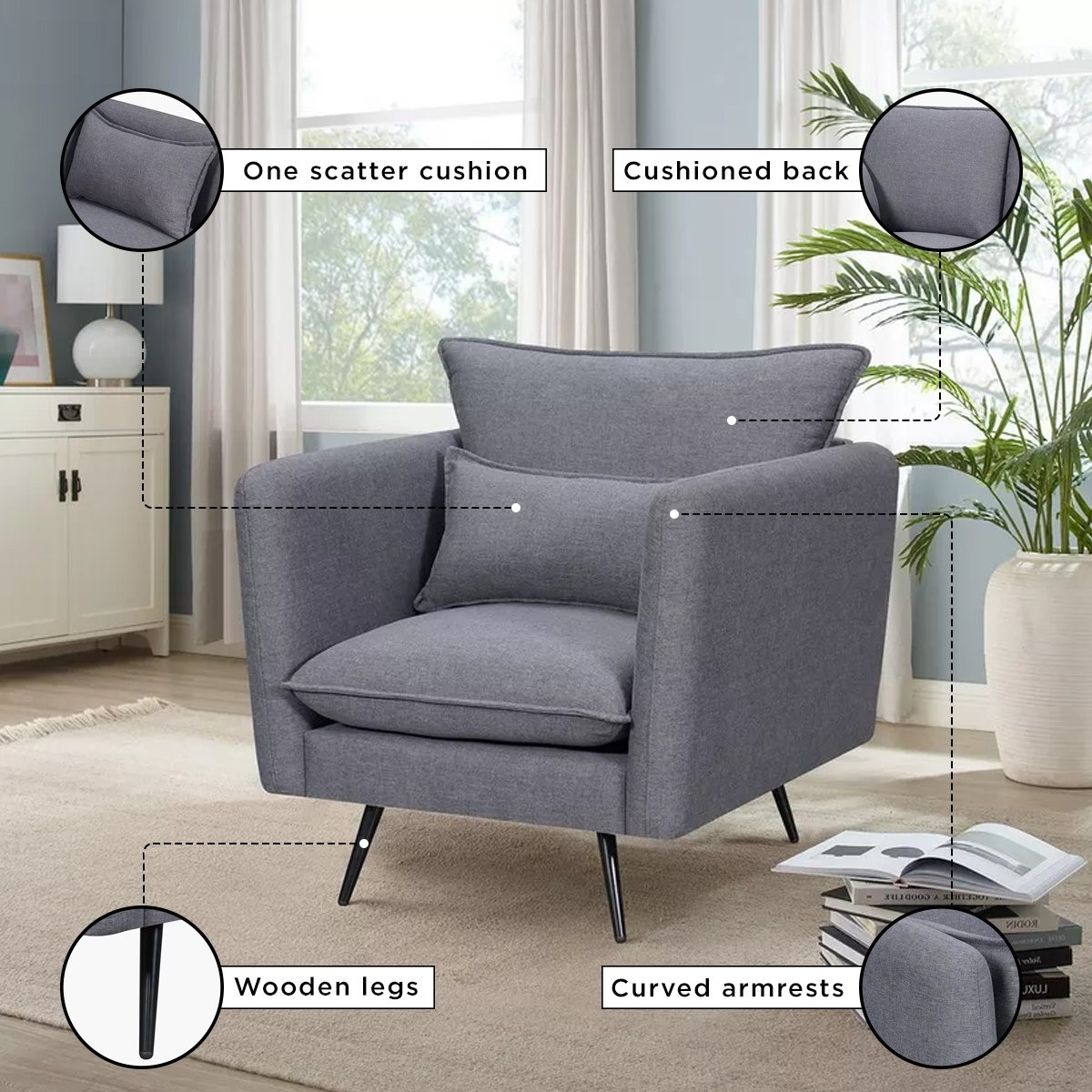 كرسي قماش بمساند ذراعين مع وسادة من أرتيجو-hbxlivingroom-sofasandarmchairs-sofas-image-4