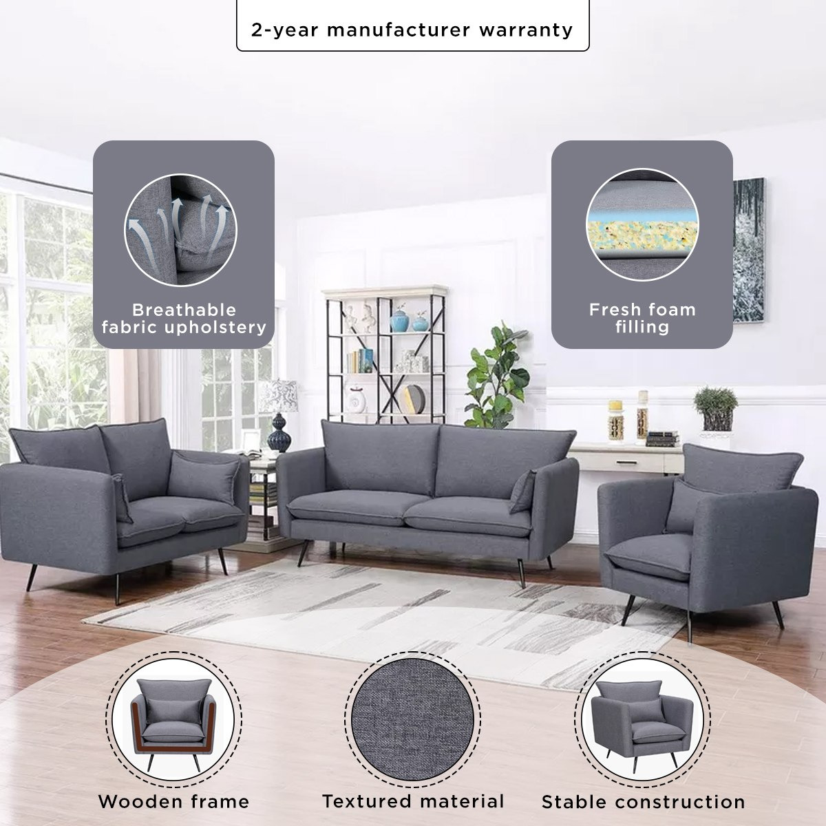 كرسي قماش بمساند ذراعين مع وسادة من أرتيجو-hbxlivingroom-sofasandarmchairs-sofas-image-5