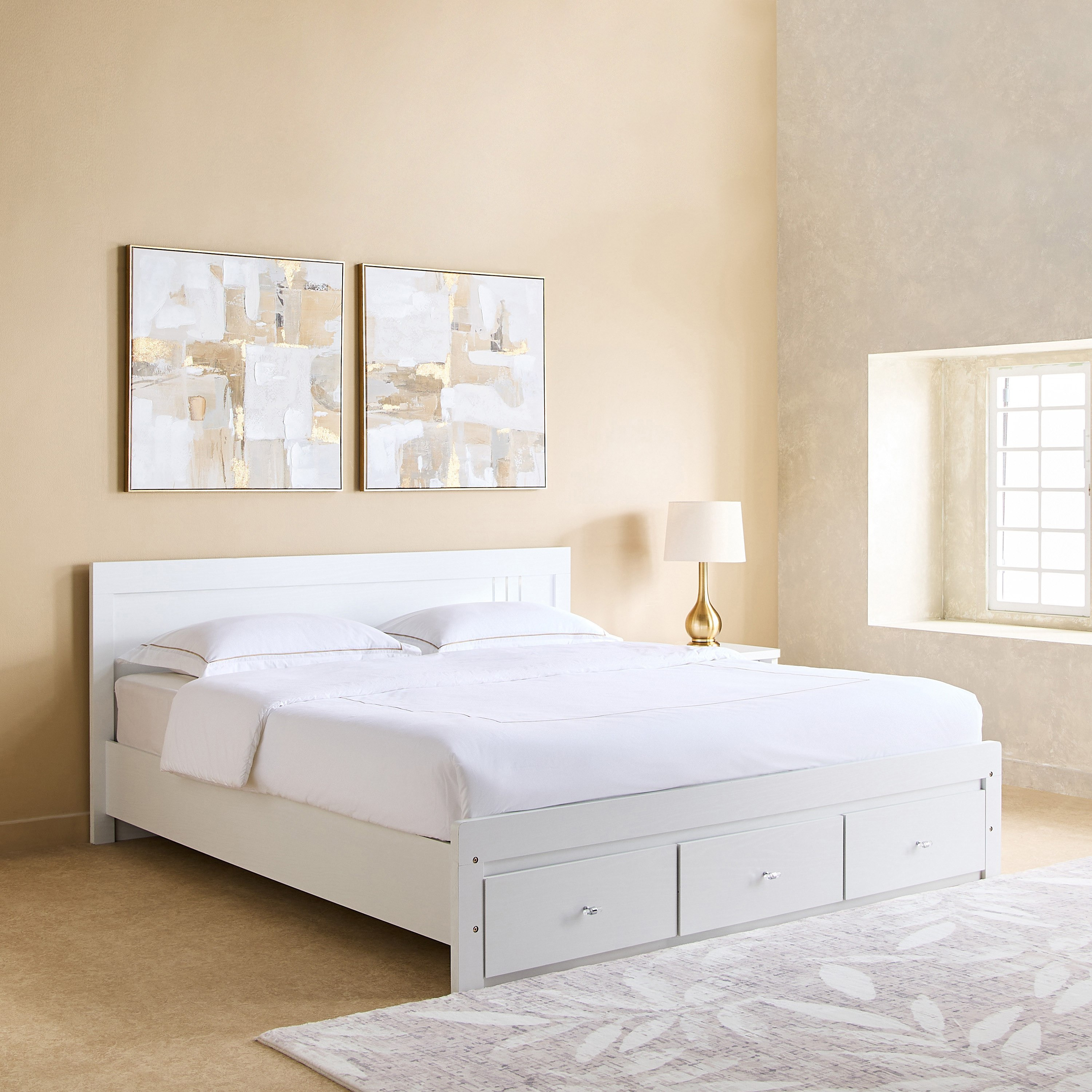 Movo Cornell King Bed with 3 Drawers - 180x200 cm-PROMO_HB_SA_HBX10_TH1000_NEW_031025-image-1