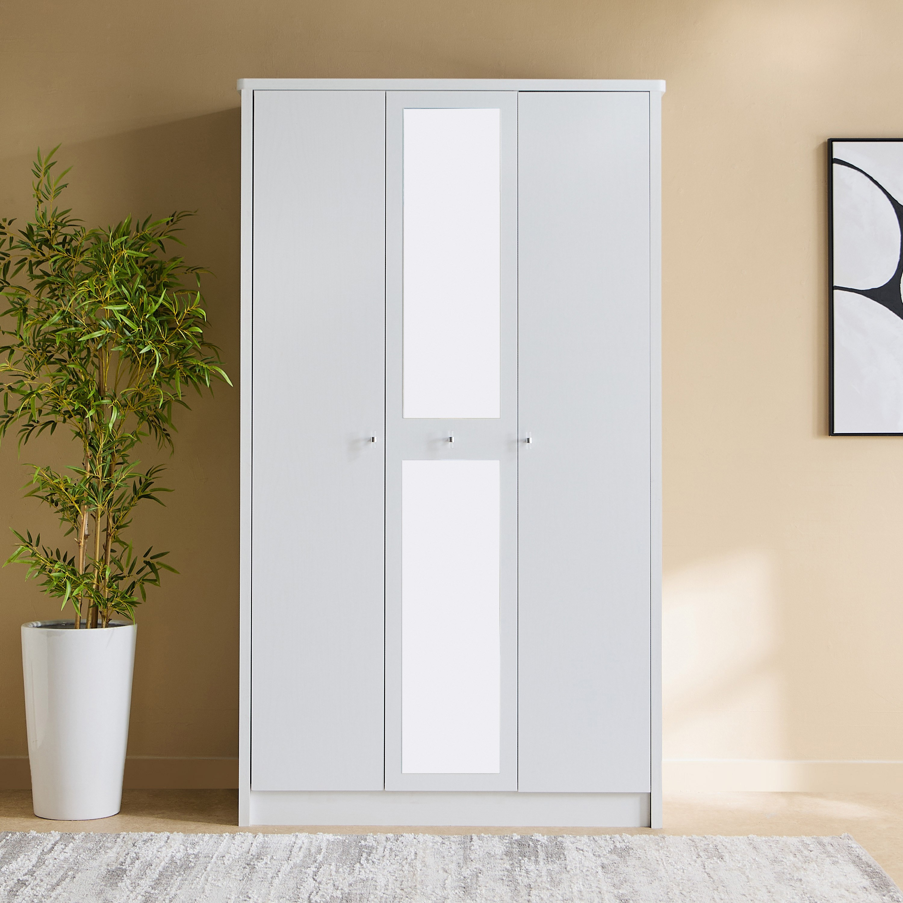 خزانة ملابس 3 أبواب مع مرآة - كورنيل من موڤو-hbxfurniture-wardrobes-image-2