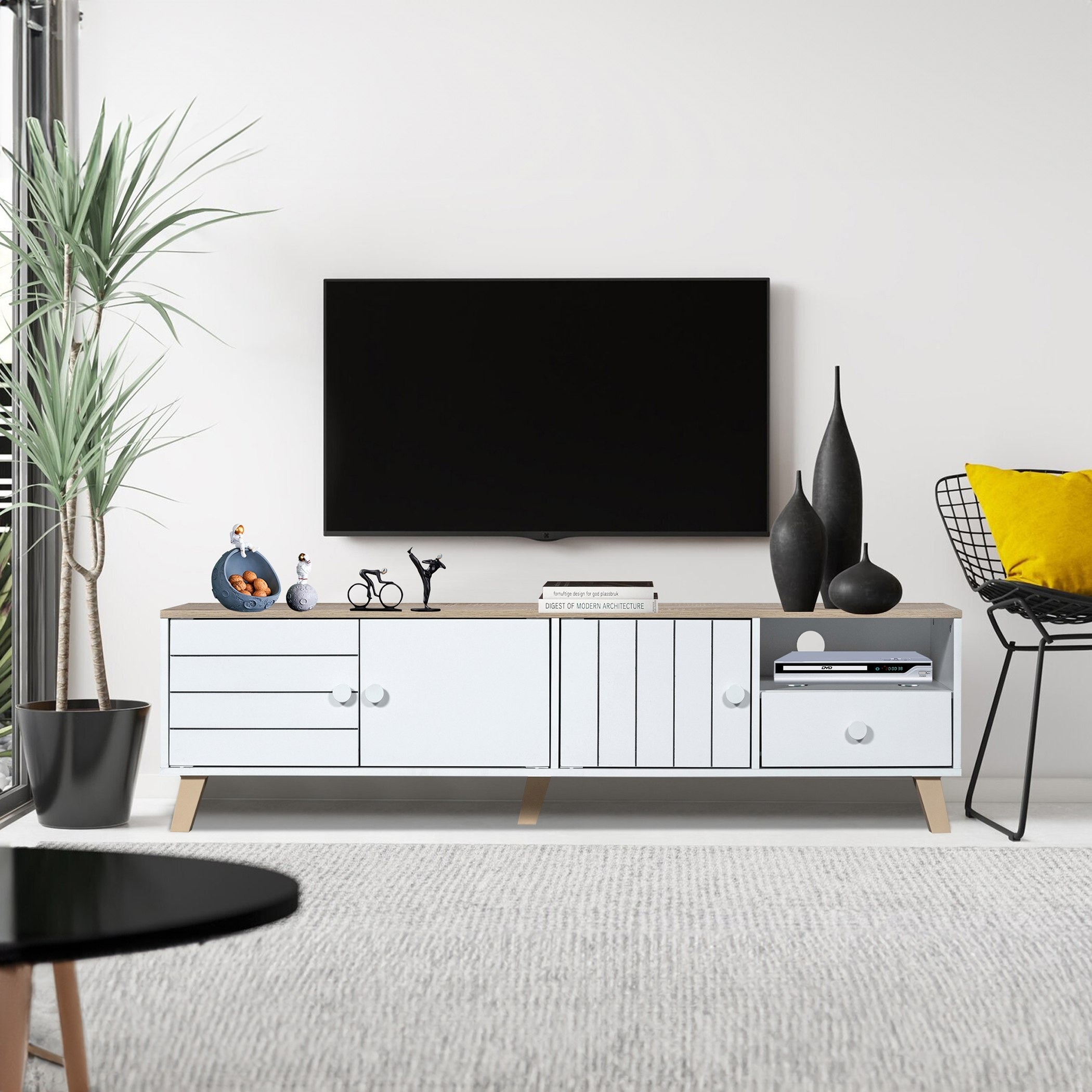 Elsa 1.6 Metre TV Unit for TVs up to 70 inches-hbxlivingroom-mediaunitsandstorage-tvunits-image-1